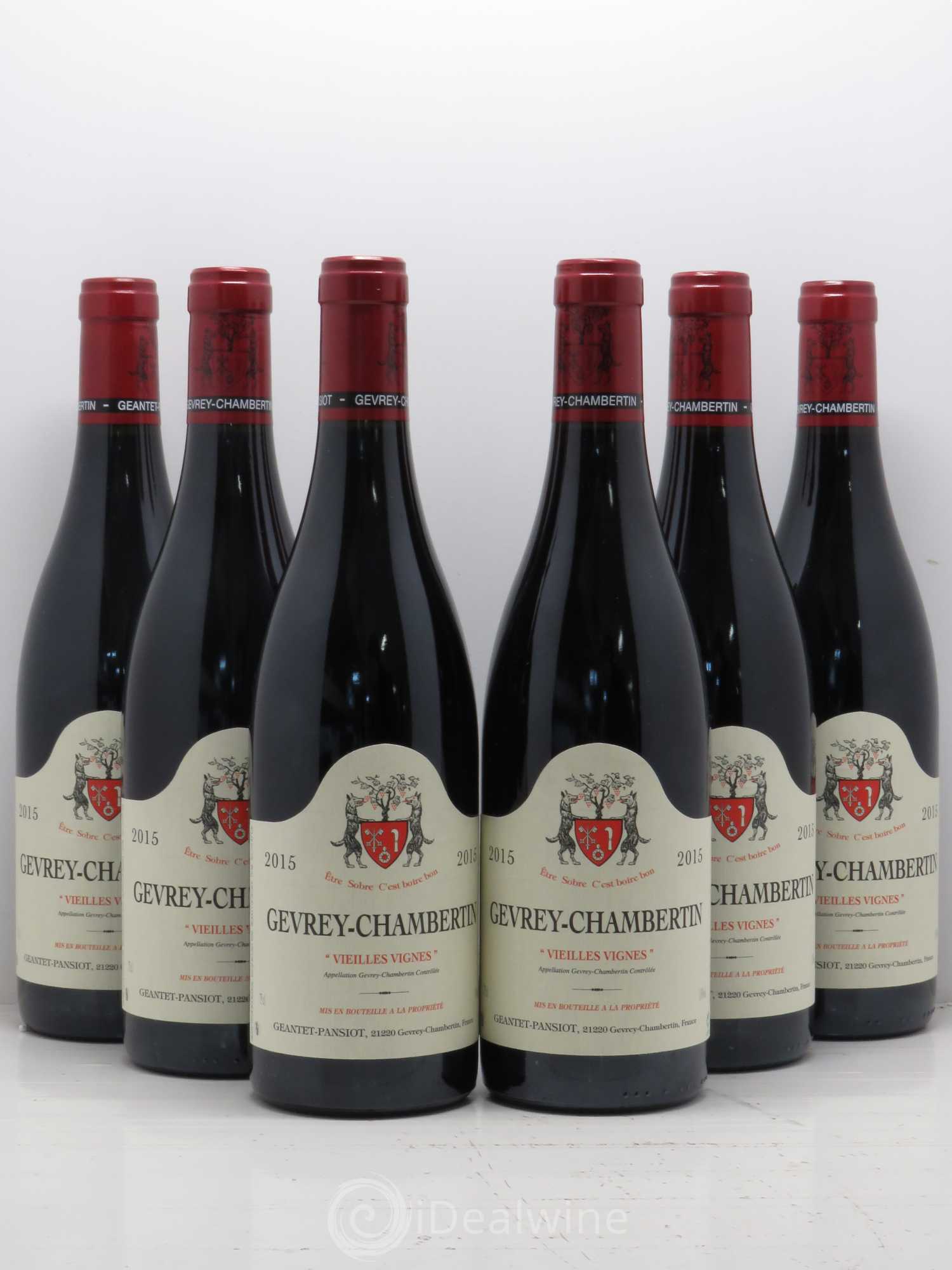 Gevrey-Chambertin Vieilles vignes Geantet-Pansiot 2015 - Lot de 6 bouteilles - 0