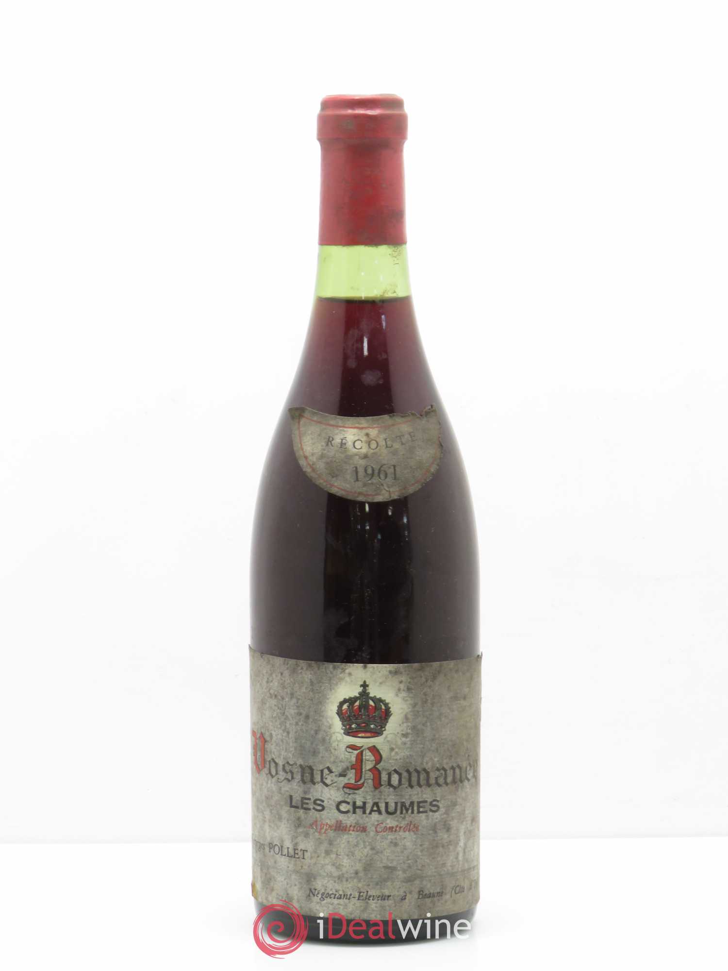 Vosne-Romanée Les Chaumes Georges Pollet 1961 - Posten von 1 Flasche - 0