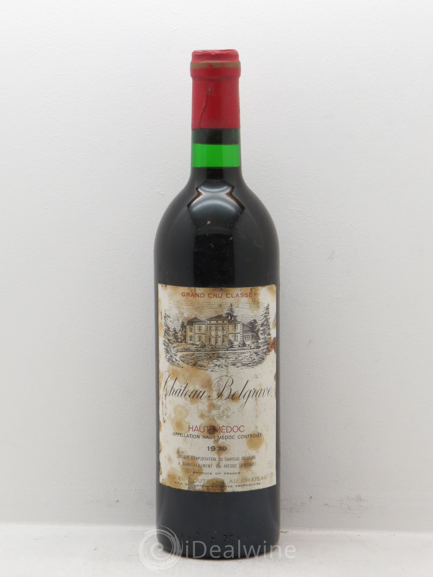 Château Belgrave 5ème Grand Cru Classé 1979 - Lot de 1 bouteille - 0