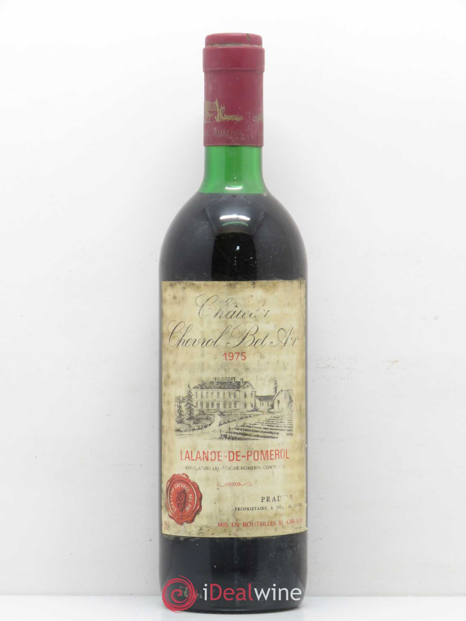 Bordeaux Lalande de Pomerol Chevrol Bel Air 1975 - Posten von 1 Flasche - 0
