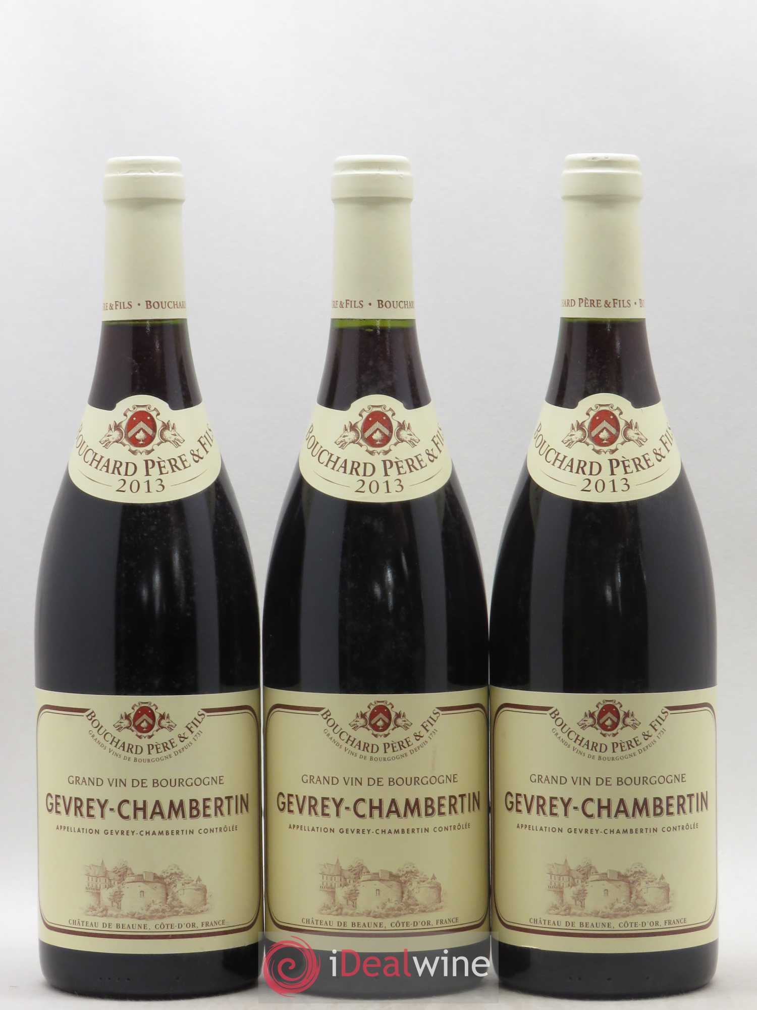 Gevrey-Chambertin Bouchard Père & Fils Château de Beaune 2013 - Lot de 3 bouteilles - 0