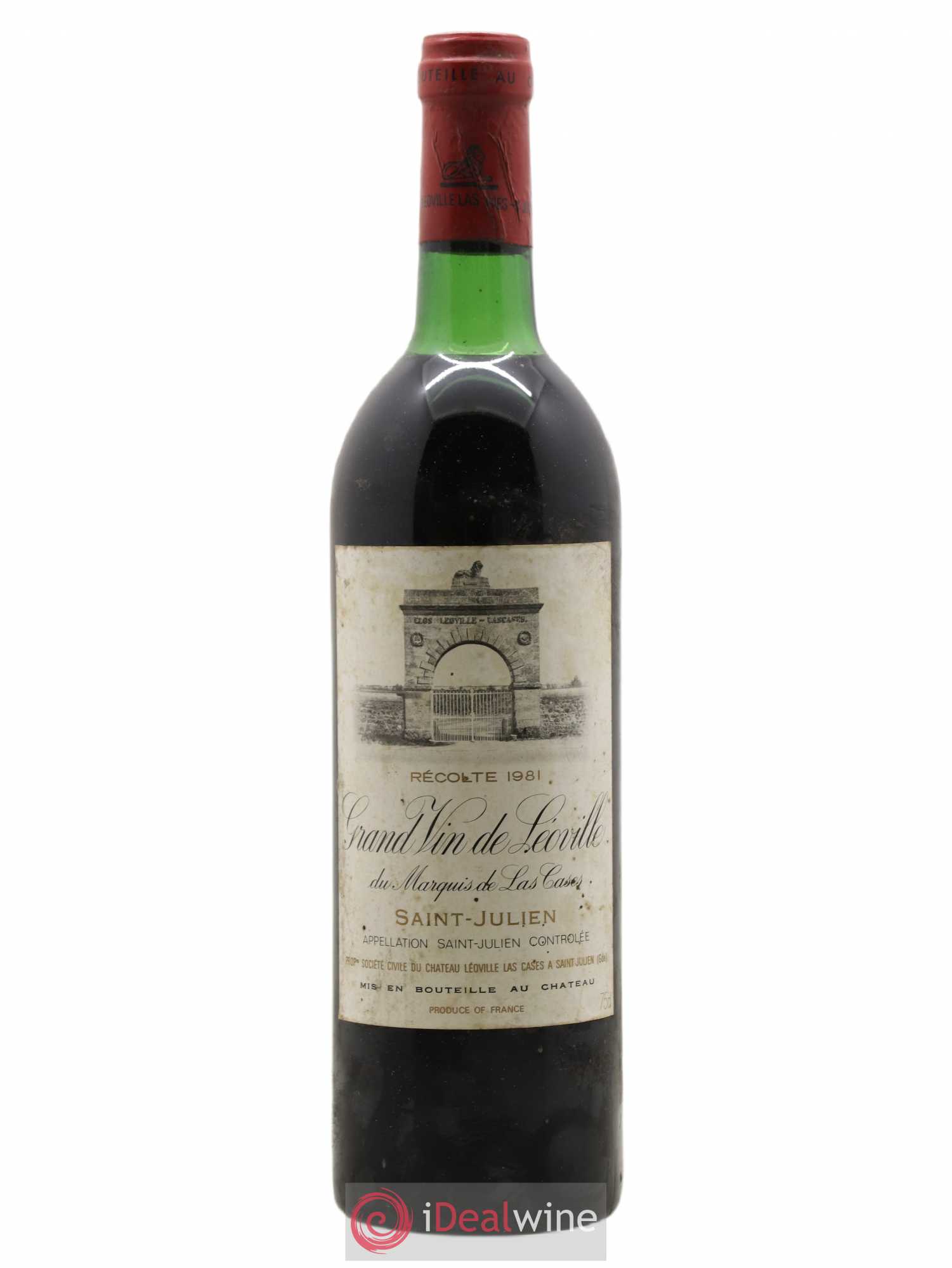 Château Léoville Las Cases 2ème Grand Cru Classé 1981 - Lot de 1 bouteille - 0