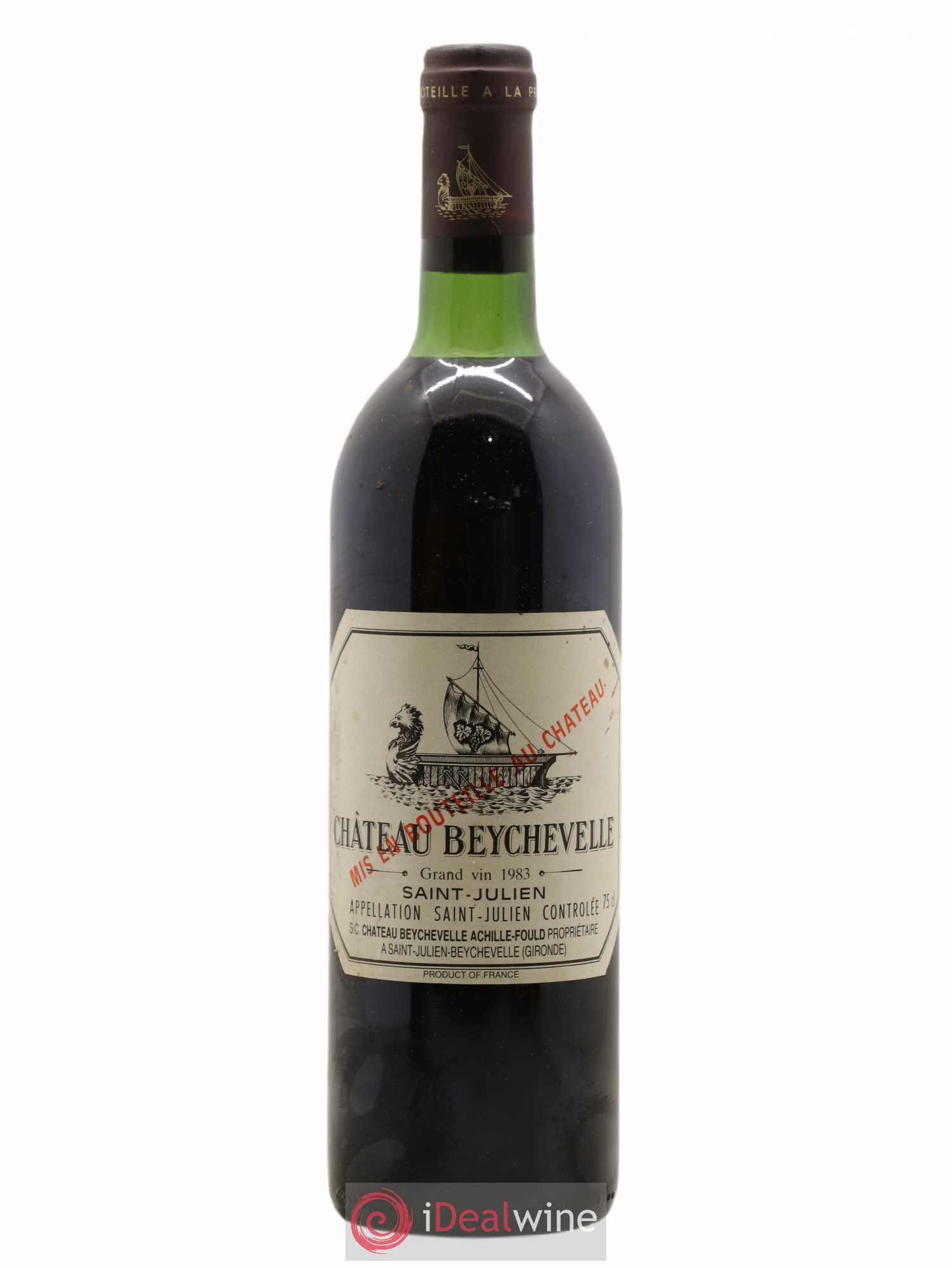 Château Beychevelle 4ème Grand Cru Classé 1983 - Lot de 1 bouteille - 0