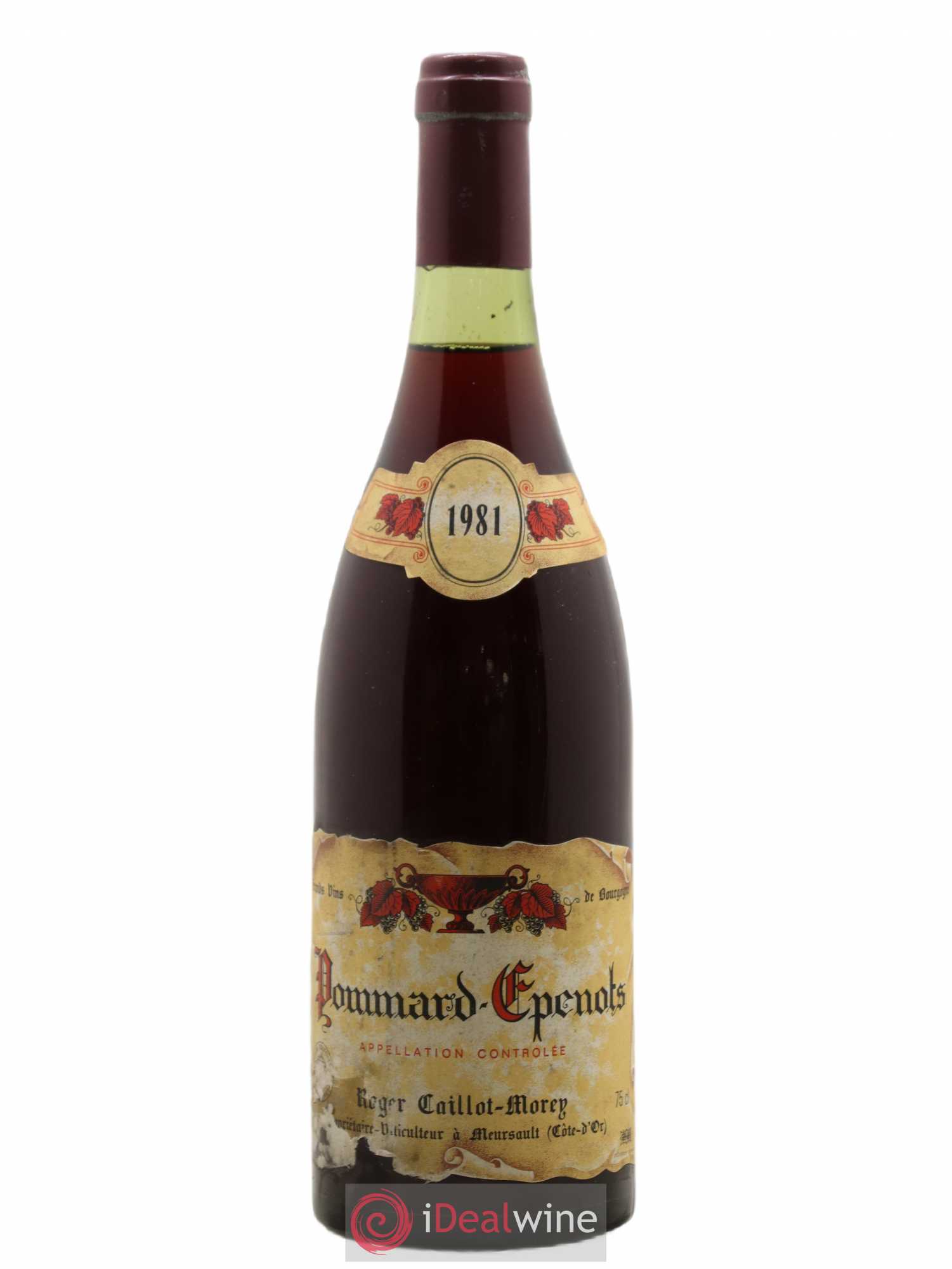 Pommard 1er Cru Epenots Caillot Morey 1981 - Posten von 1 Flasche - 0