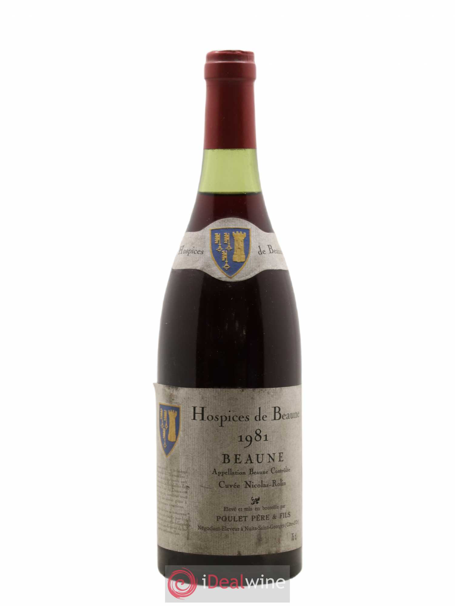 Beaune cuvée Nicolas Rolin Hospices de Beaune Poulet père et fils 1981 - Posten von 1 Flasche - 0