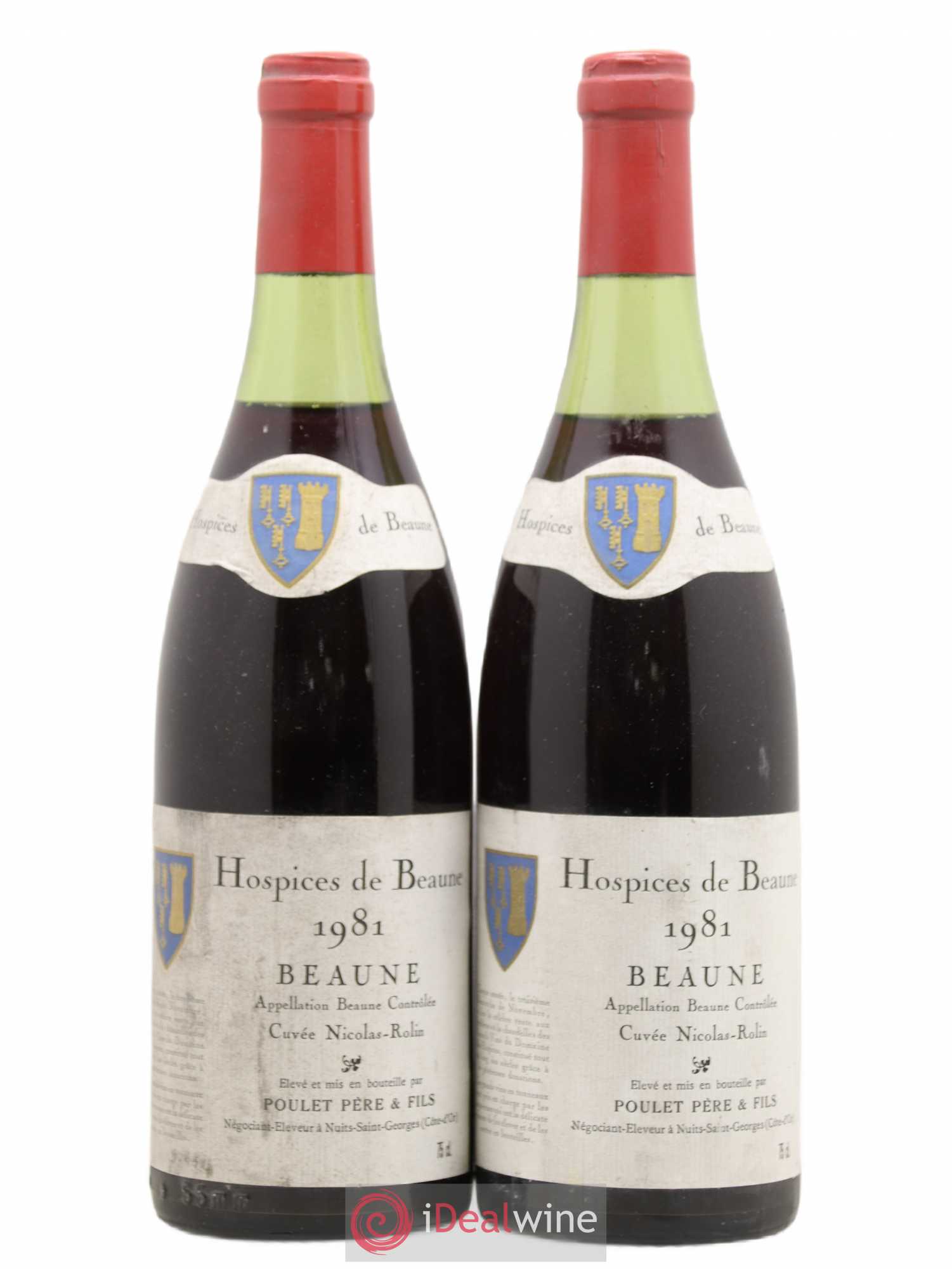 Beaune Hospices Cuvée Nicolas Rolin Poulet (sans prix de réserve) 1981 - Posten von 2 Flaschen - 0