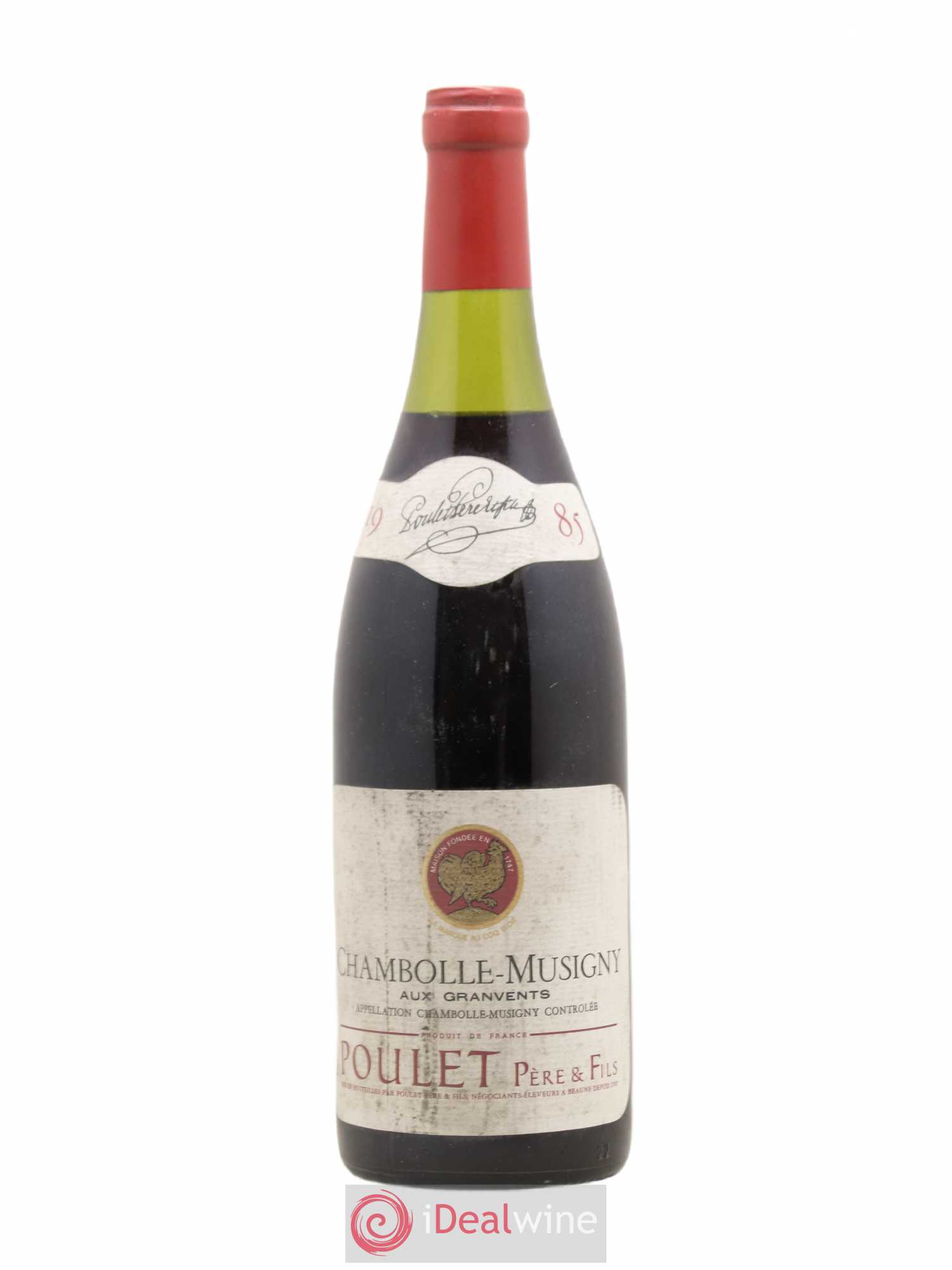 Chambolle-Musigny Aux Granvents Poulet Père et Fils (sans prix de réserve) 1985 - Posten von 1 Flasche - 0