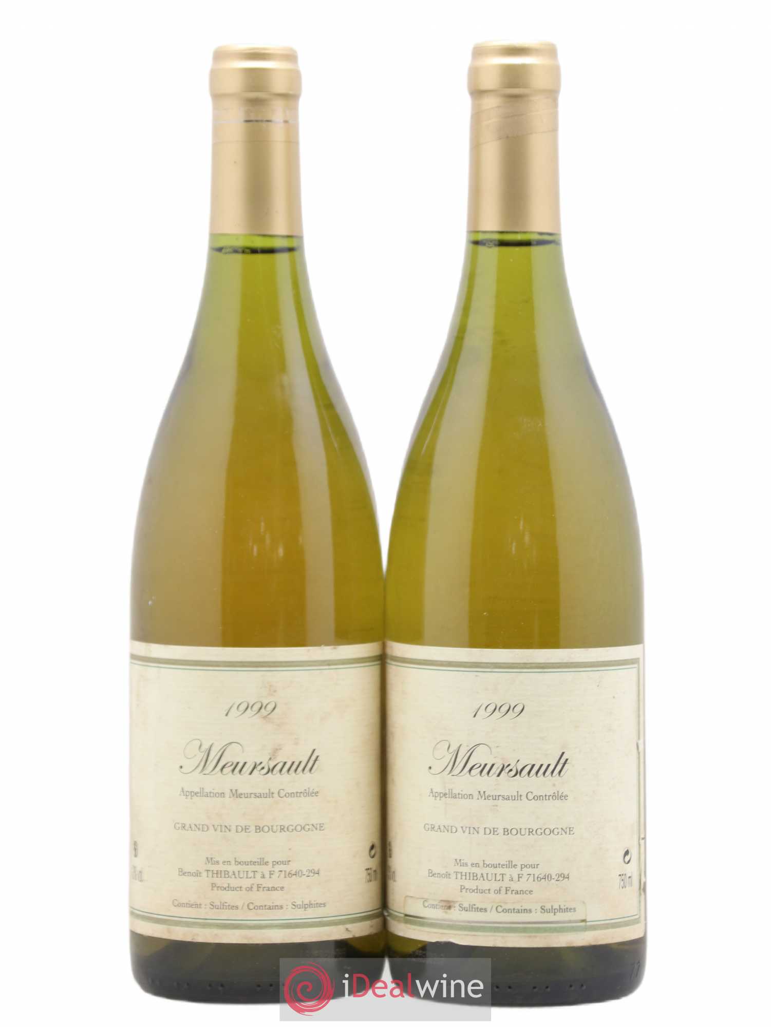 Meursault Benoit Thibault 1999 - Posten von 2 Flaschen - 0