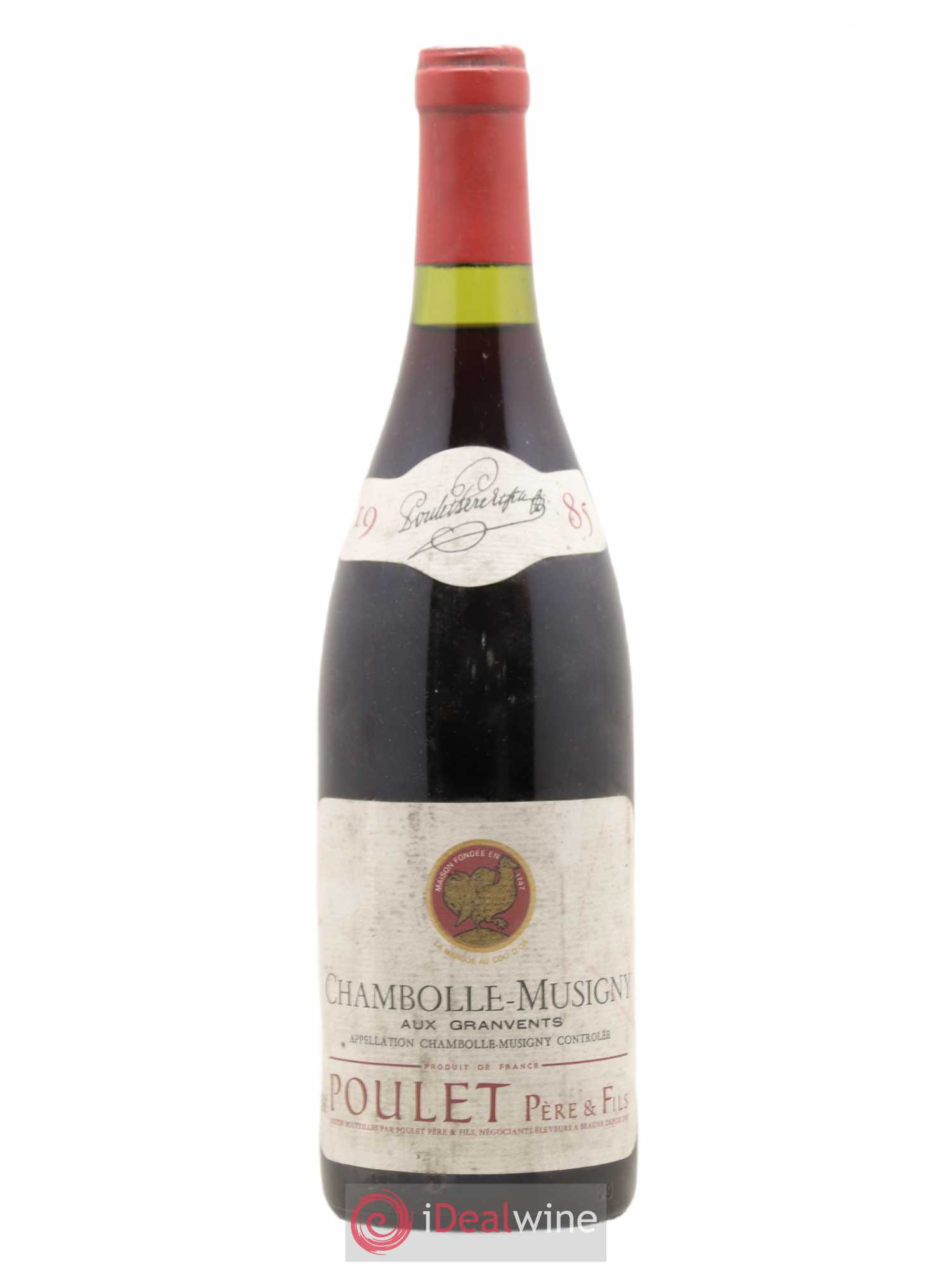 Chambolle-Musigny Aux Gravents Poulet et Fils 1985 - Posten von 1 Flasche - 0