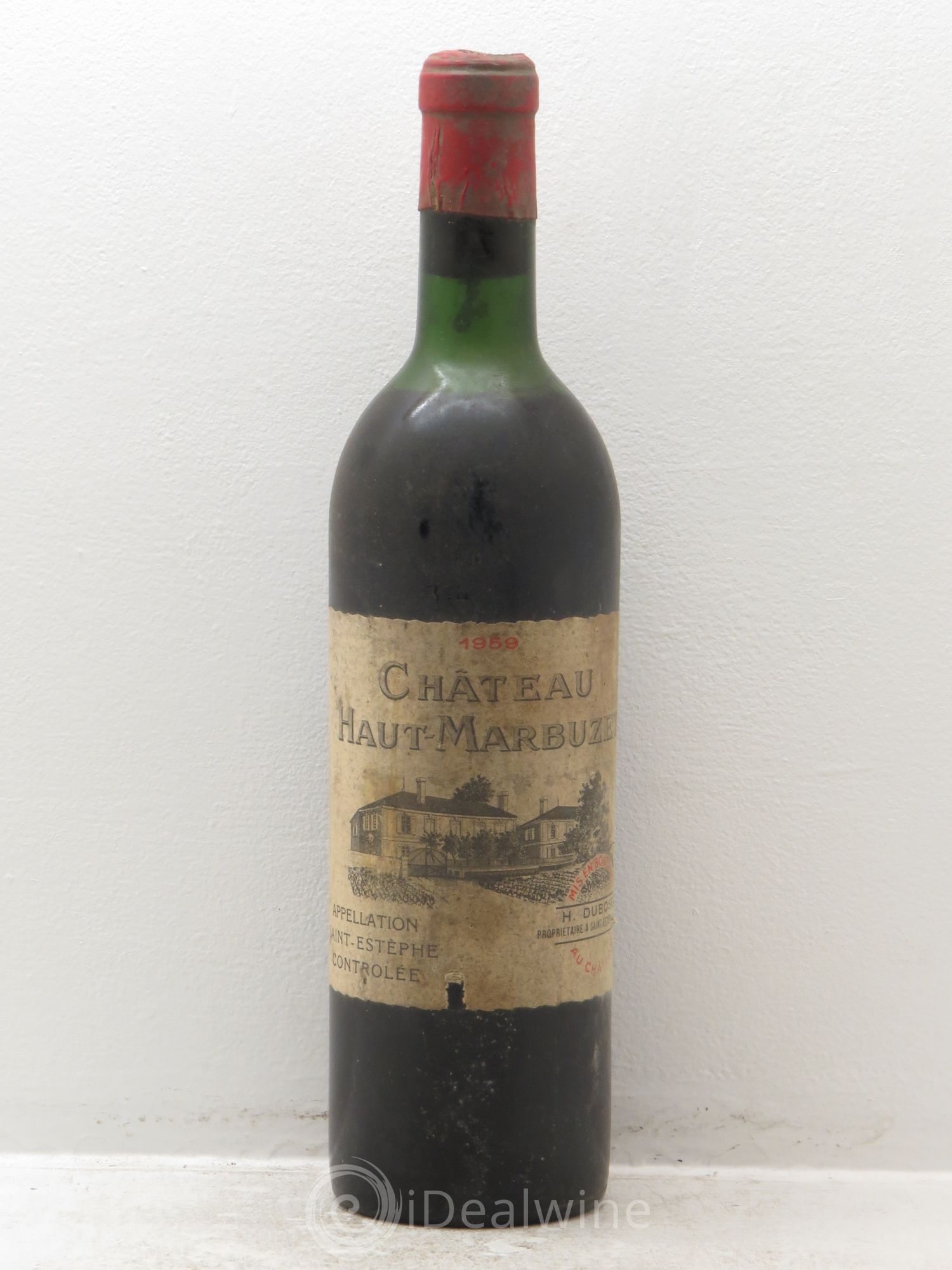Château Haut Marbuzet 1959 - Lot de 1 bouteille - 0