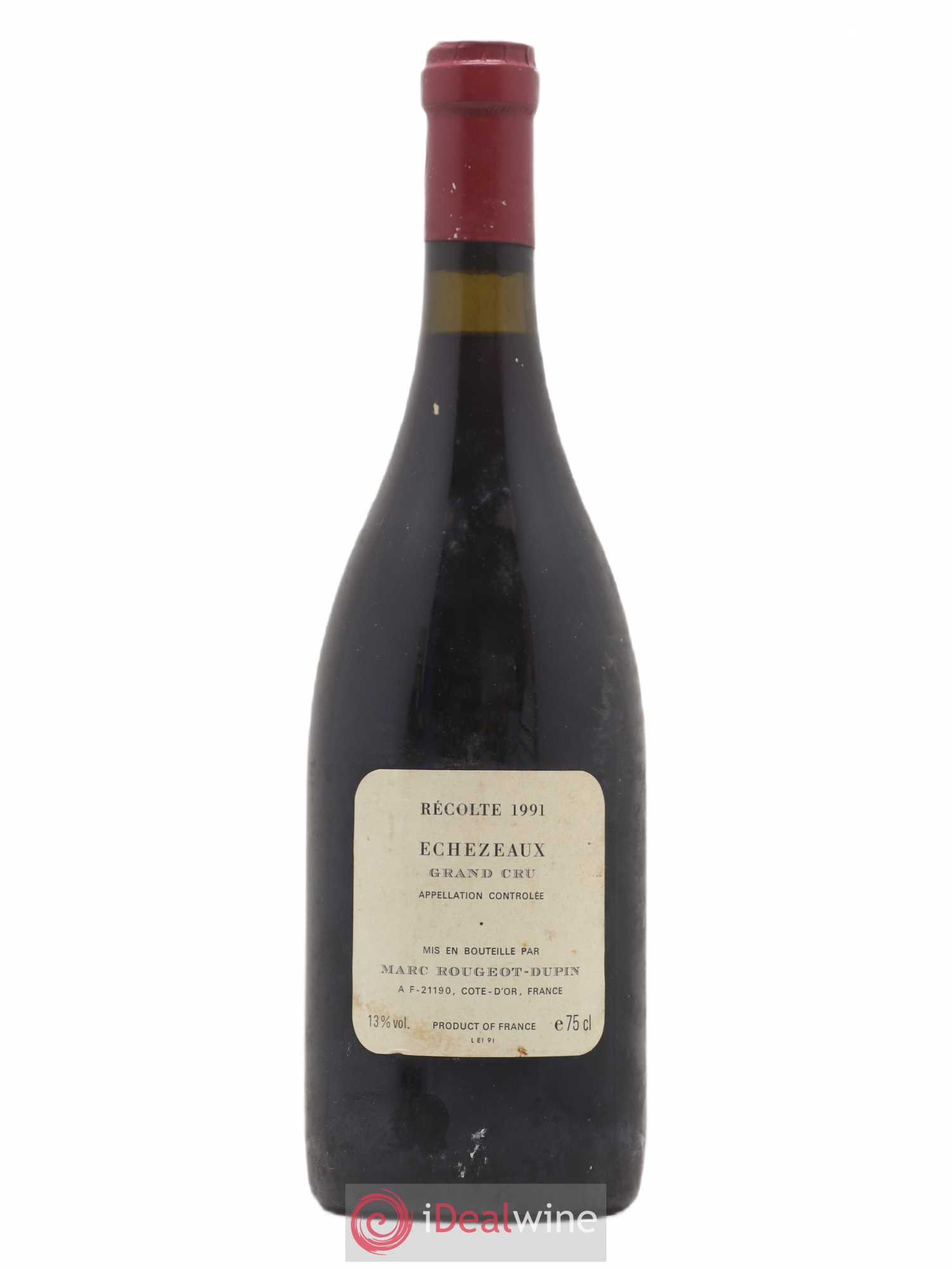 Echezeaux Grand Cru Marc Rougeot-Dupin 1991 - Lot de 1 bouteille - 1