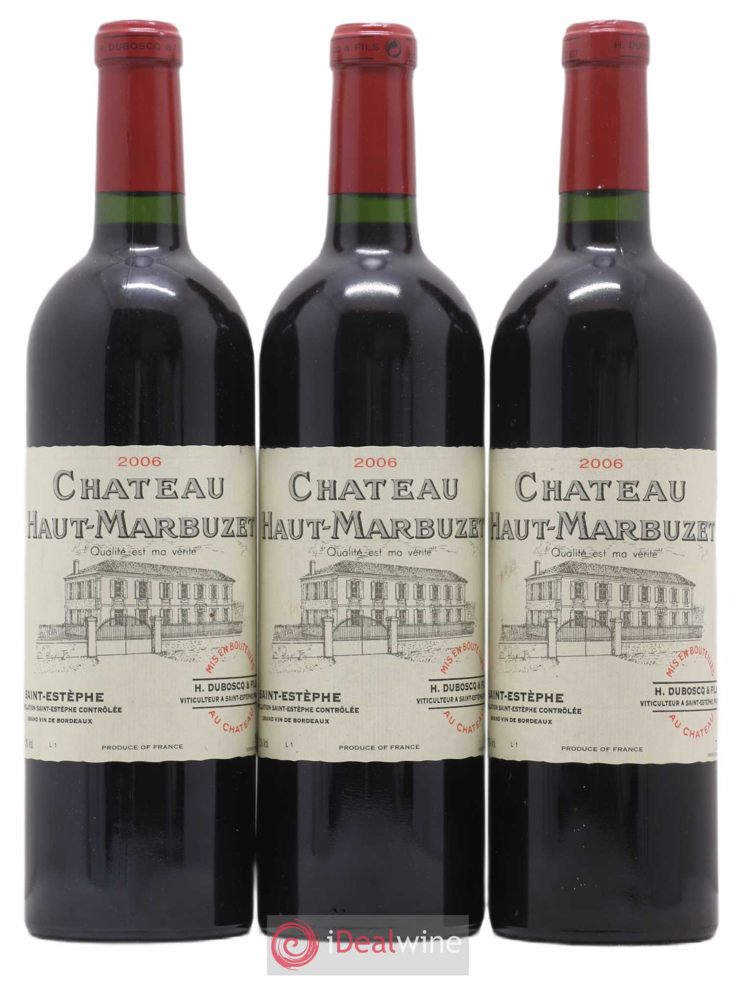 Château Haut Marbuzet (sans prix de réserve) 2006 - Lot de 6 bouteilles - 1