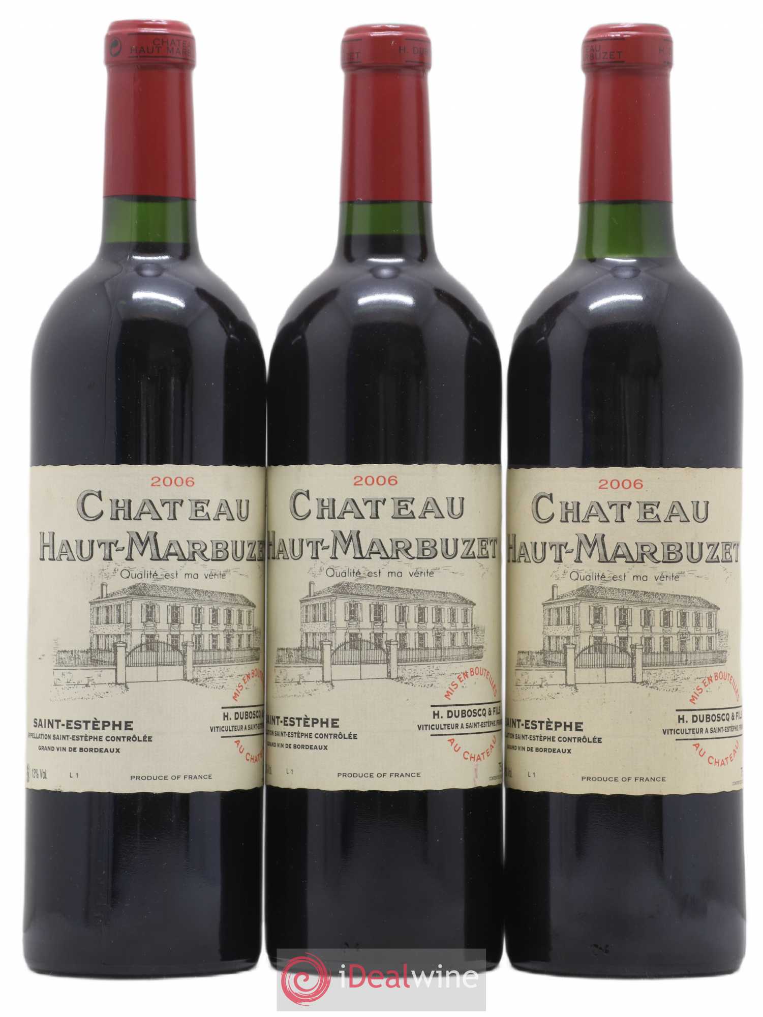 Château Haut Marbuzet (sans prix de réserve) 2006 - Lot de 6 bouteilles - 2