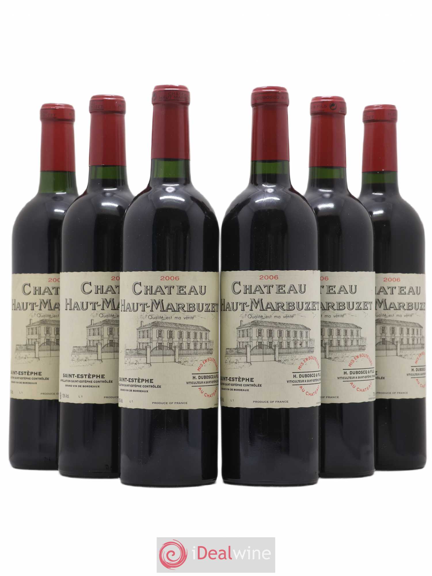 Château Haut Marbuzet (sans prix de réserve) 2006 - Lot de 6 bouteilles - 0