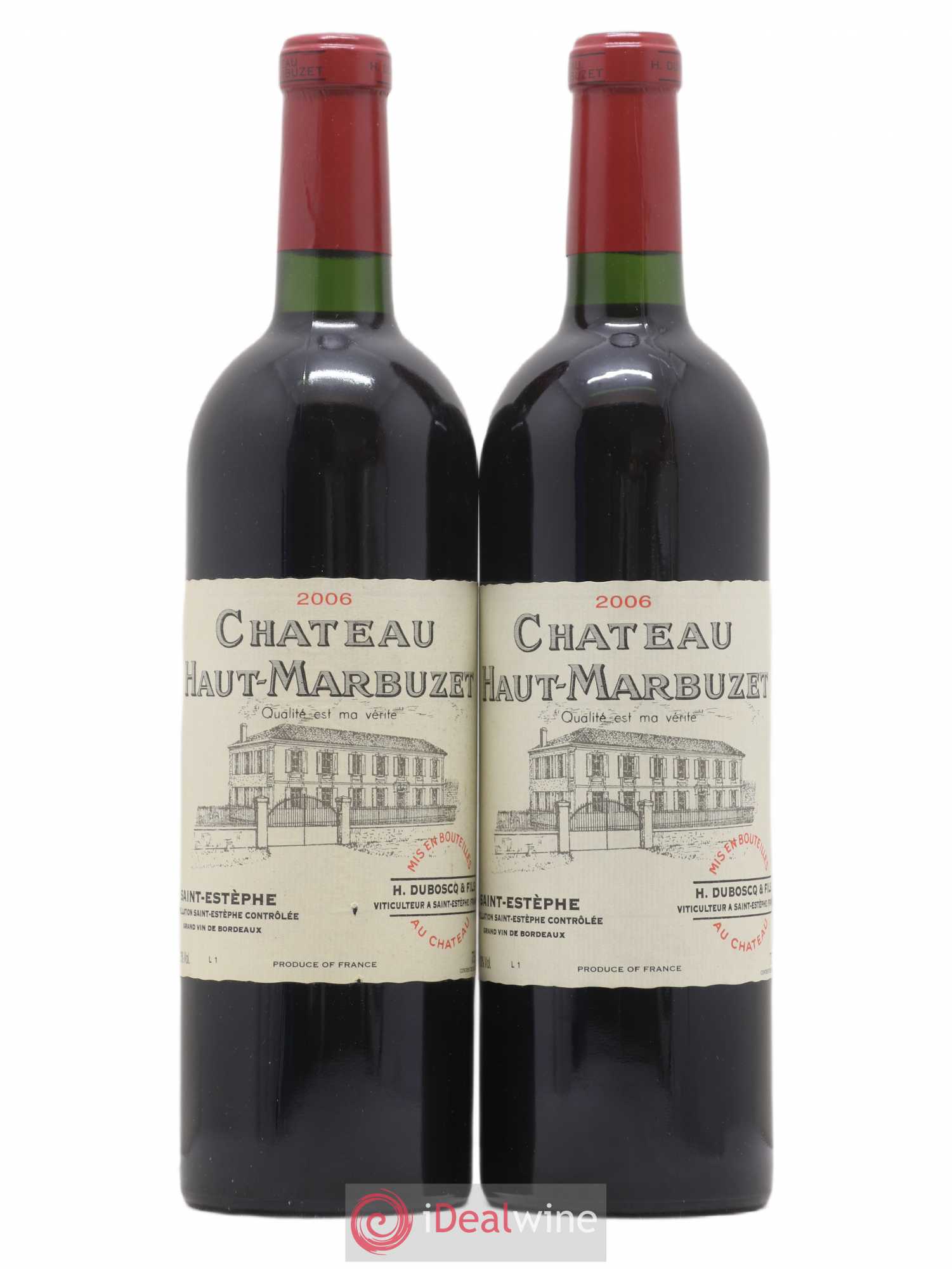 Château Haut Marbuzet (sans prix de réserve) 2006 - Lot de 2 bouteilles - 0
