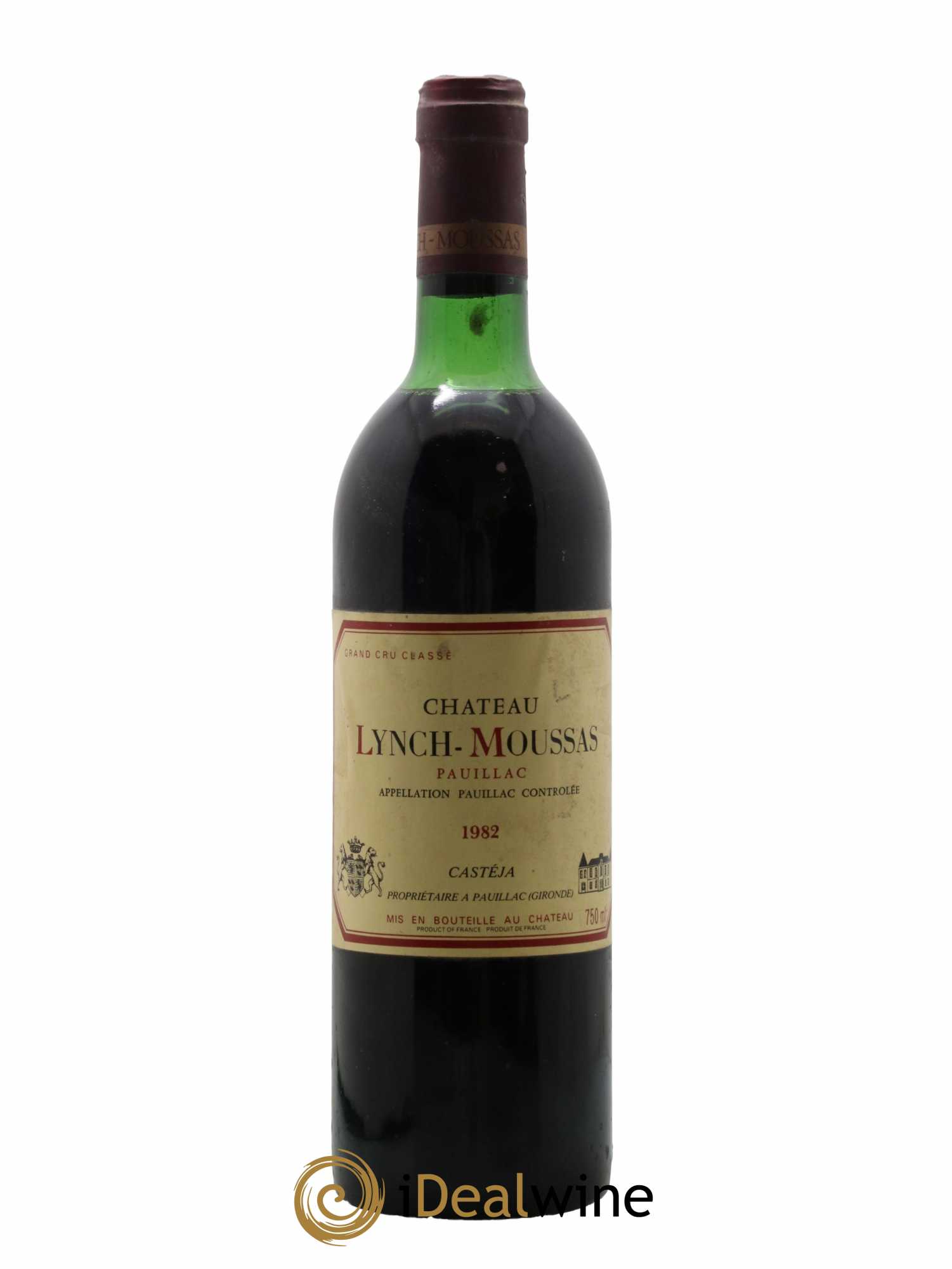 Château Lynch Moussas 5ème Grand Cru Classé 1982 - Posten von 1 Flasche - 0