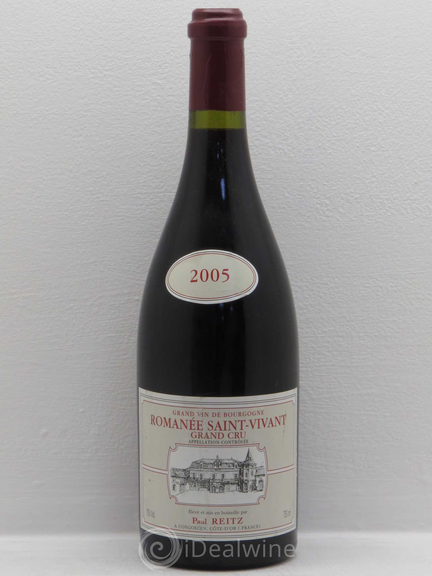 Romanée-Saint-Vivant Grand Cru Paul Reitz 2005 - Lot de 1 bouteille - 0