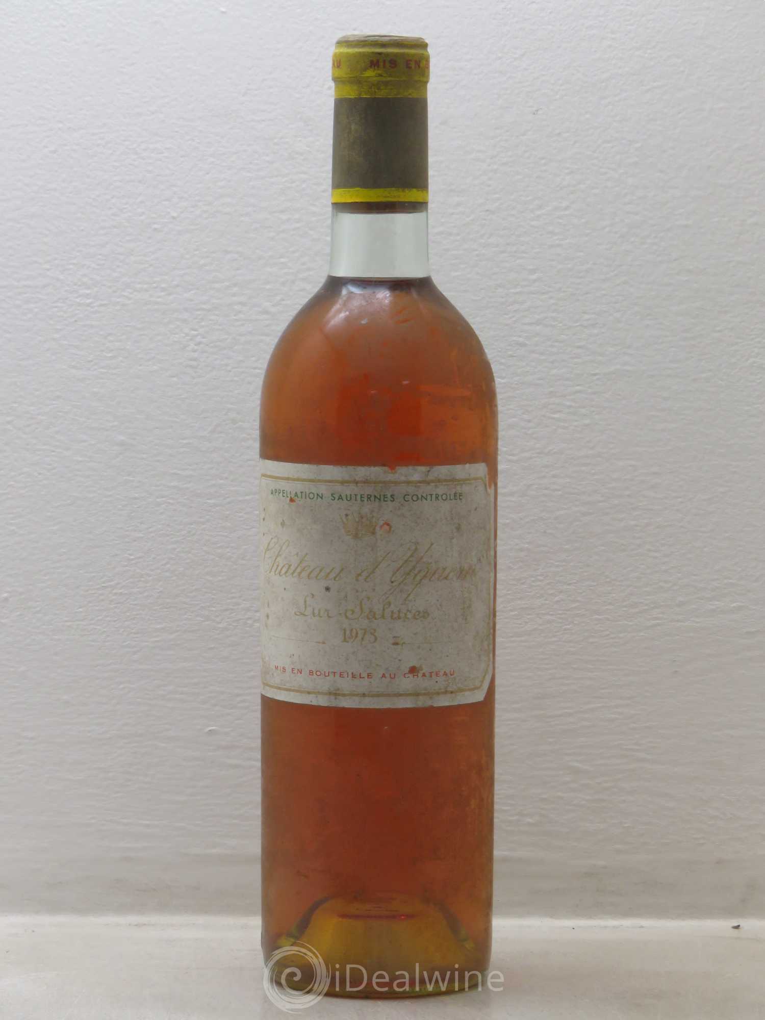 Château d' Yquem 1er Cru Classé Supérieur 1973 - Lotto di 1 bottiglia - 0