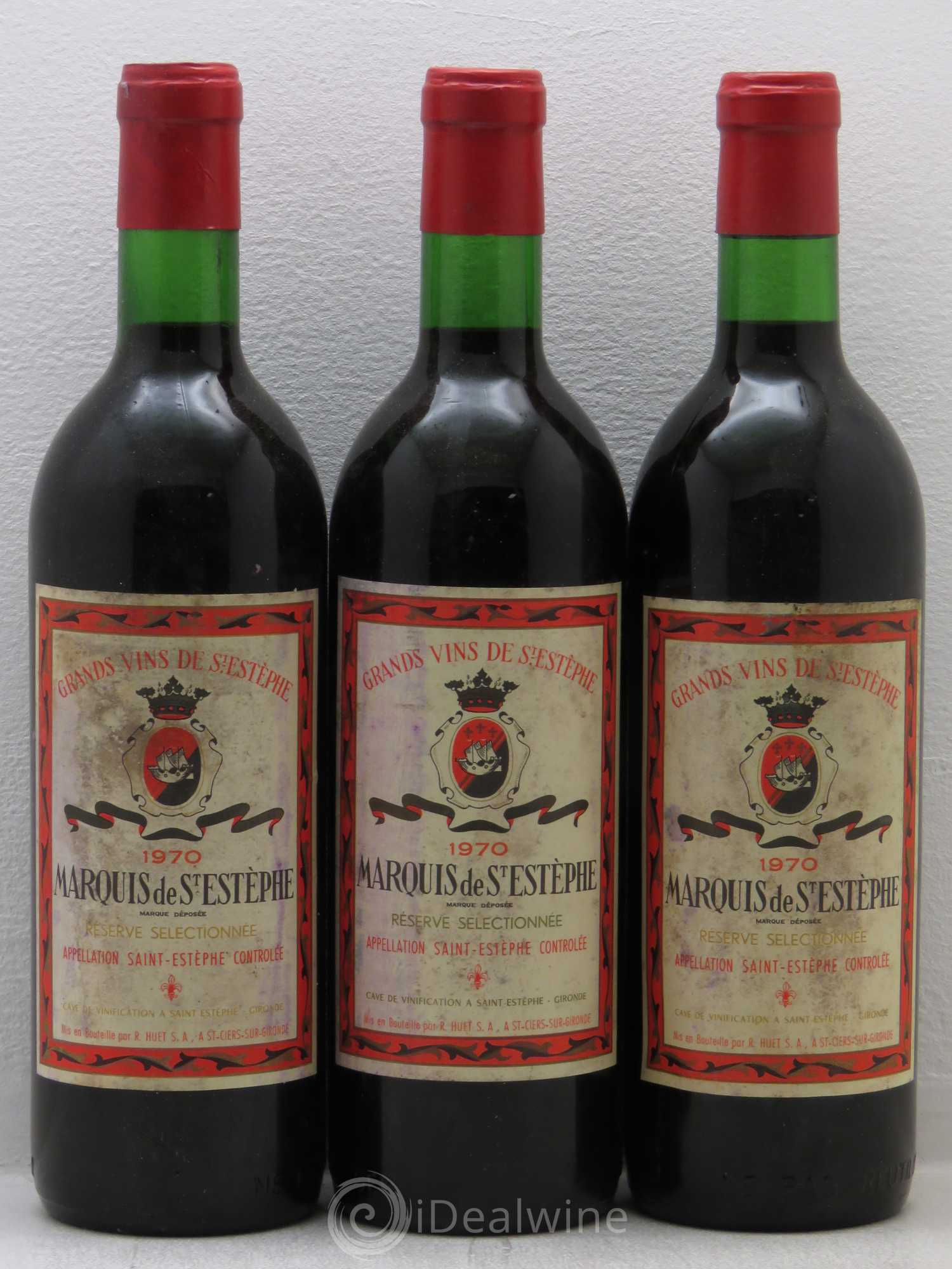 Marquis de Saint Estèphe 1970 - Lot de 6 bouteilles - 2