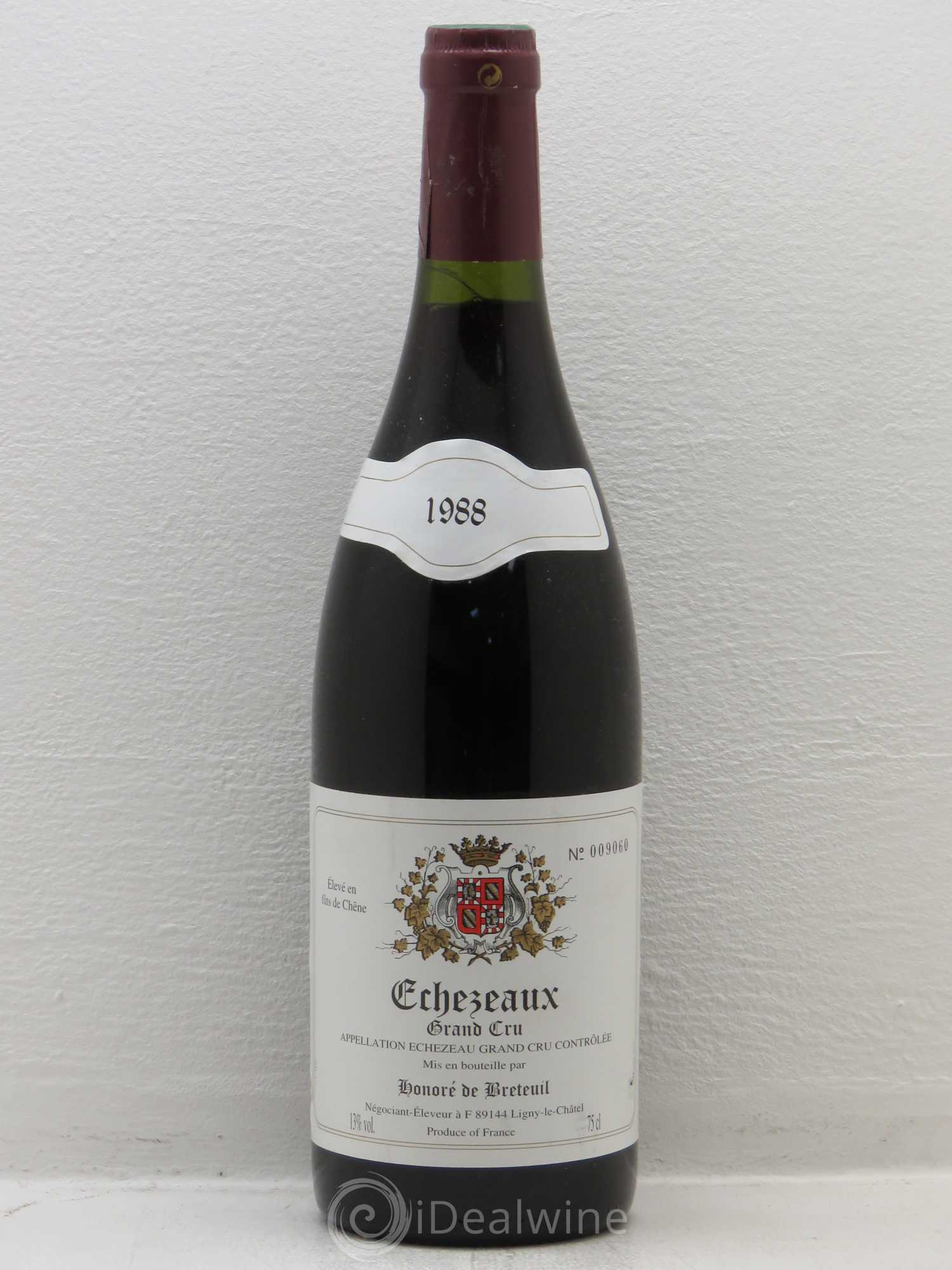 Echezeaux Grand Cru Honore De Breteuil 1988 - Posten von 1 Flasche - 0
