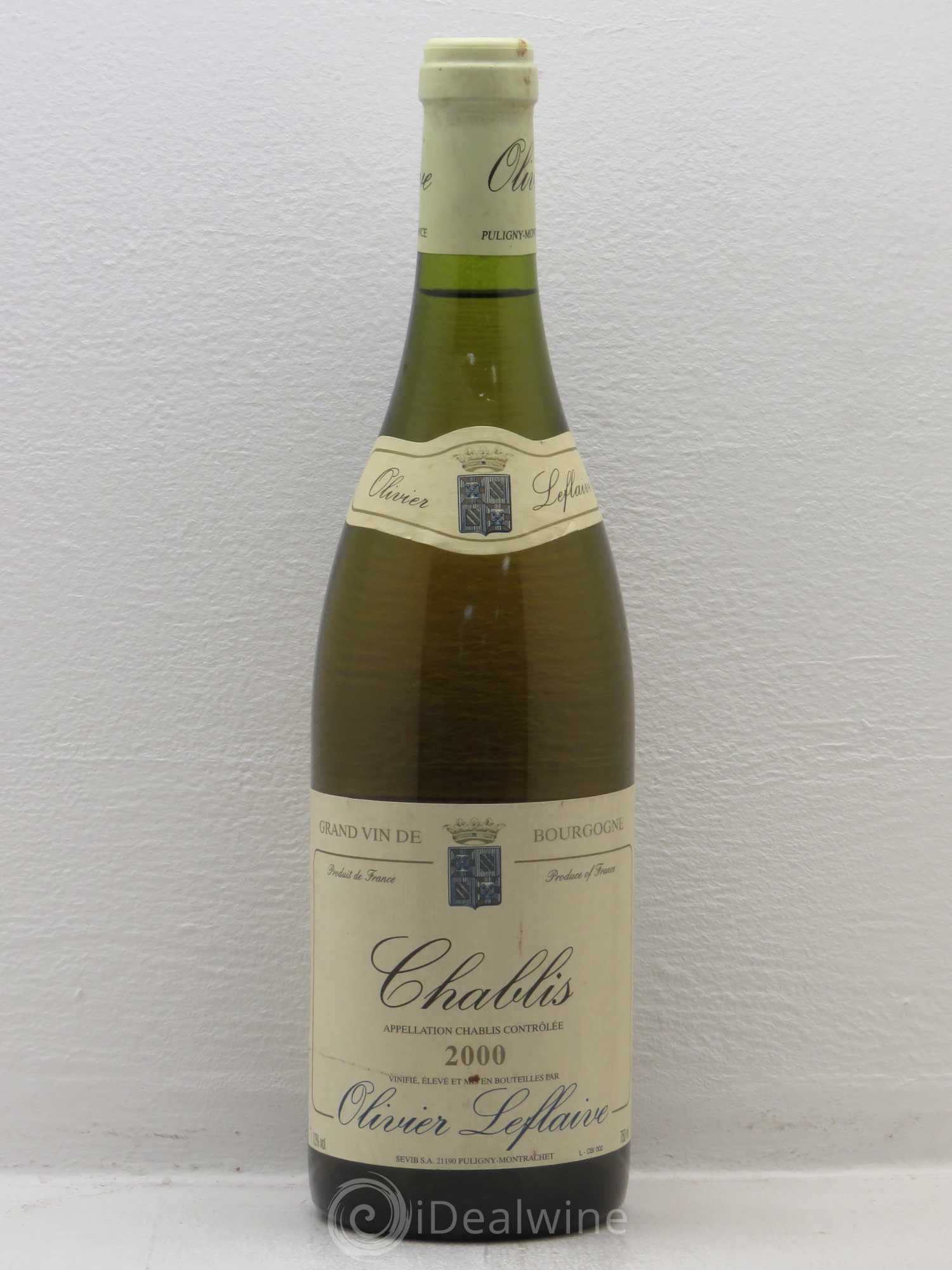 Chablis O. Leflaive 2000 - Posten von 1 Flasche - 0
