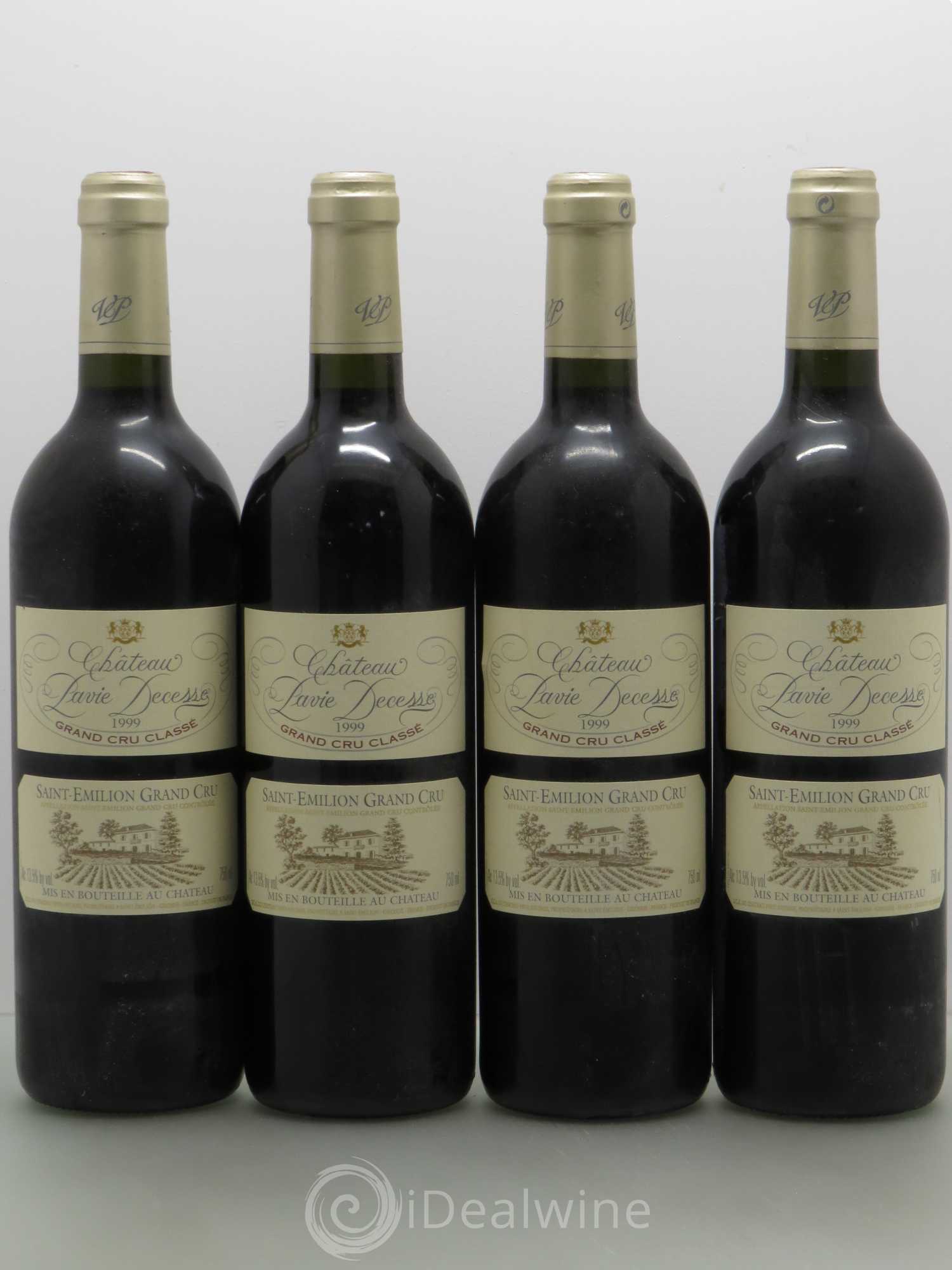 Château Pavie Decesse Grand Cru Classé 1999 - Lot de 4 bouteilles - 0