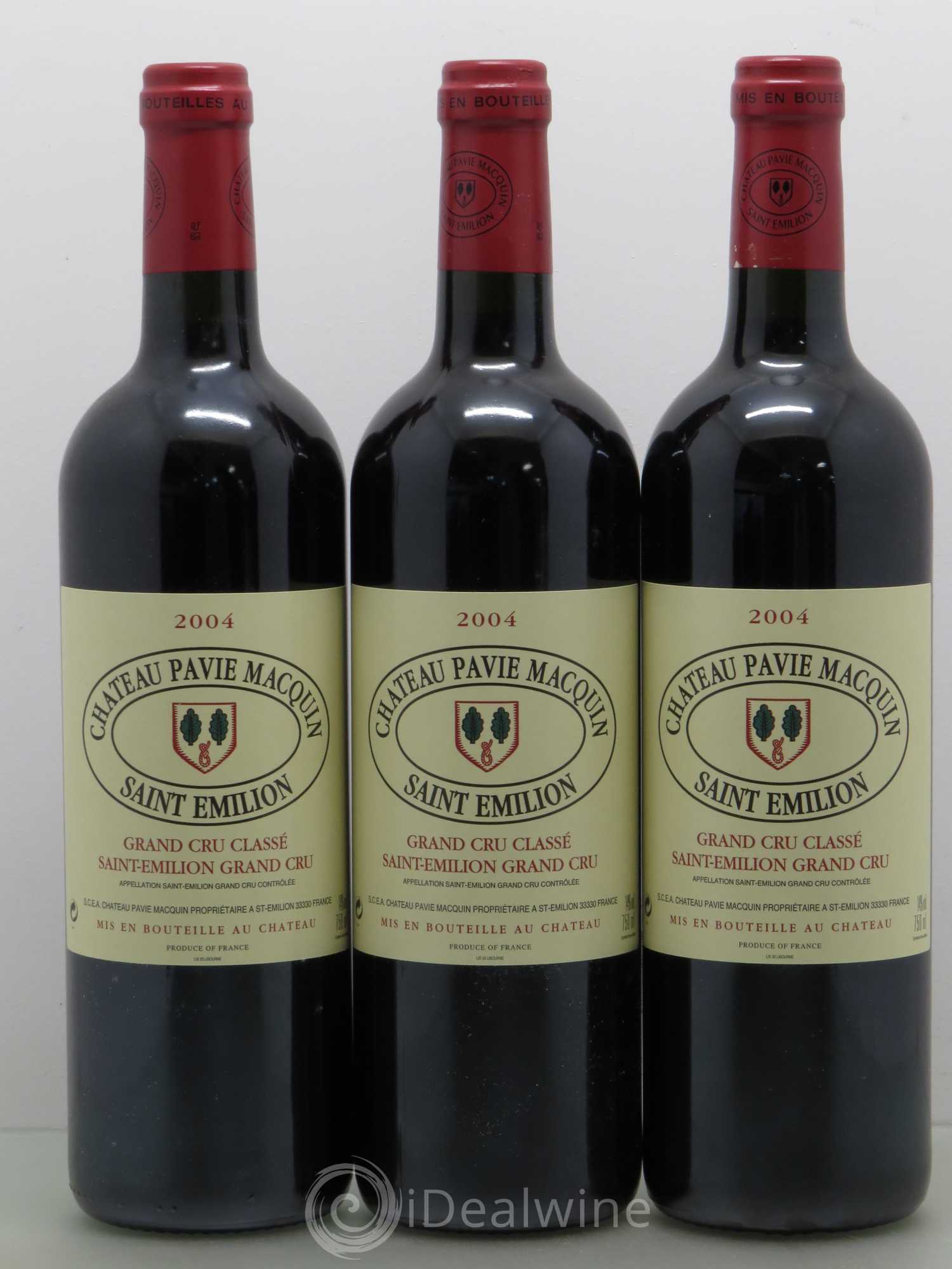 Château Pavie Macquin 1er Grand Cru Classé B 2004 - Lot de 12 bouteilles - 2