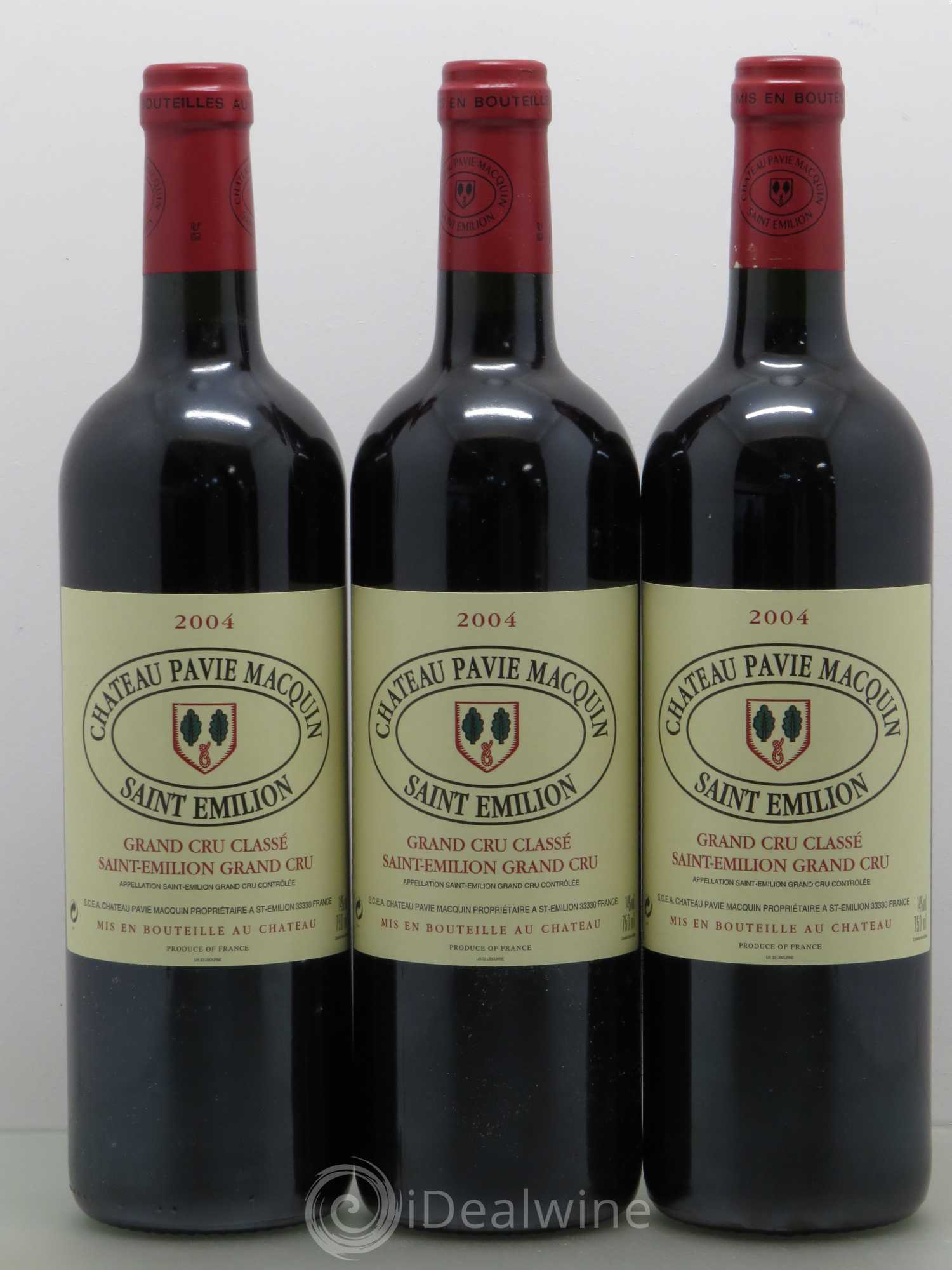 Château Pavie Macquin 1er Grand Cru Classé B 2004 - Lot de 12 bouteilles - 3