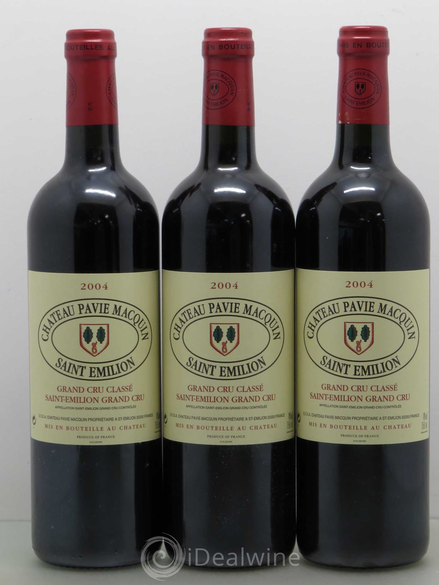 Château Pavie Macquin 1er Grand Cru Classé B 2004 - Lot de 12 bouteilles - 4
