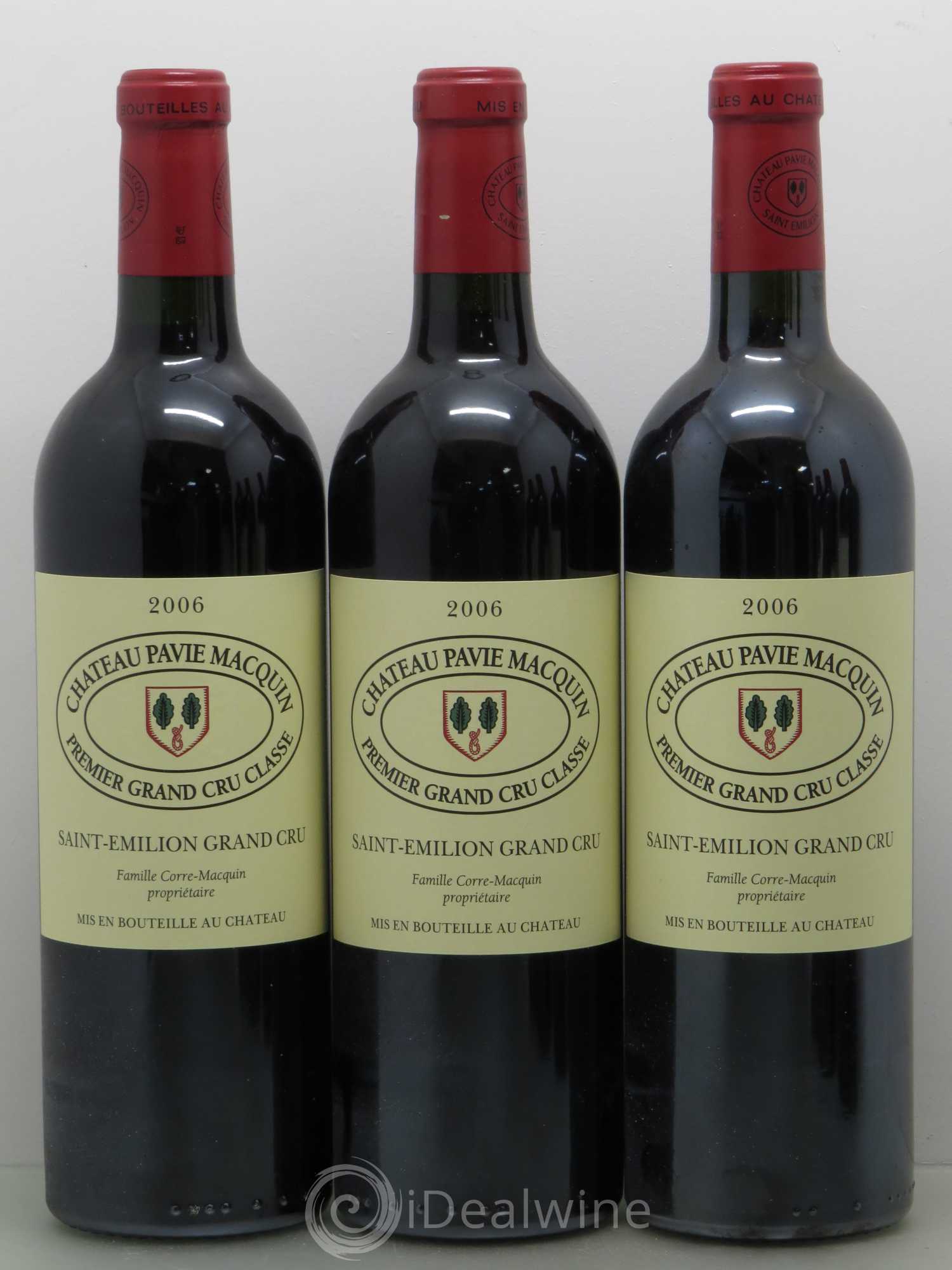 Château Pavie Macquin 1er Grand Cru Classé B 2006 - Lot de 6 bouteilles - 1