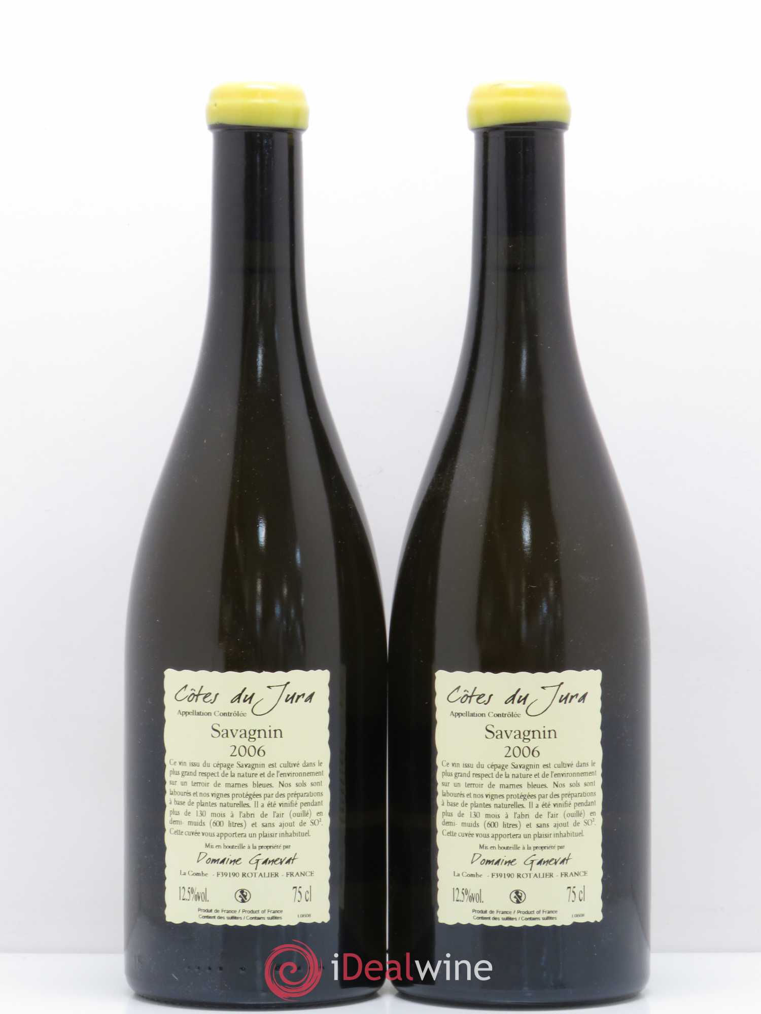 Côtes du Jura Les Vignes de mon Père Jean-François Ganevat (Domaine) 2006 - Lot de 2 bouteilles - 1