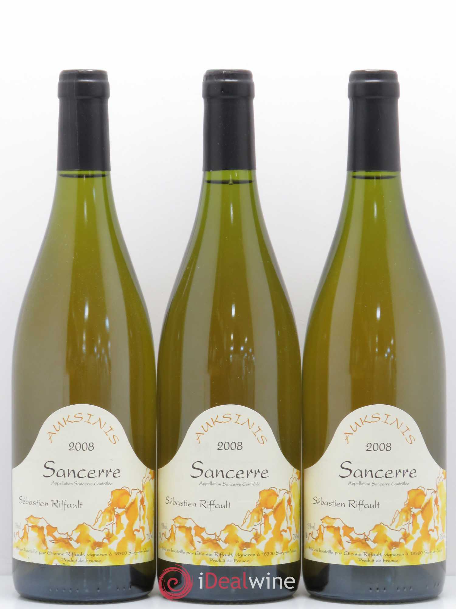 Sancerre Auksinis Riffault 2008 - Lot de 3 bouteilles - 0
