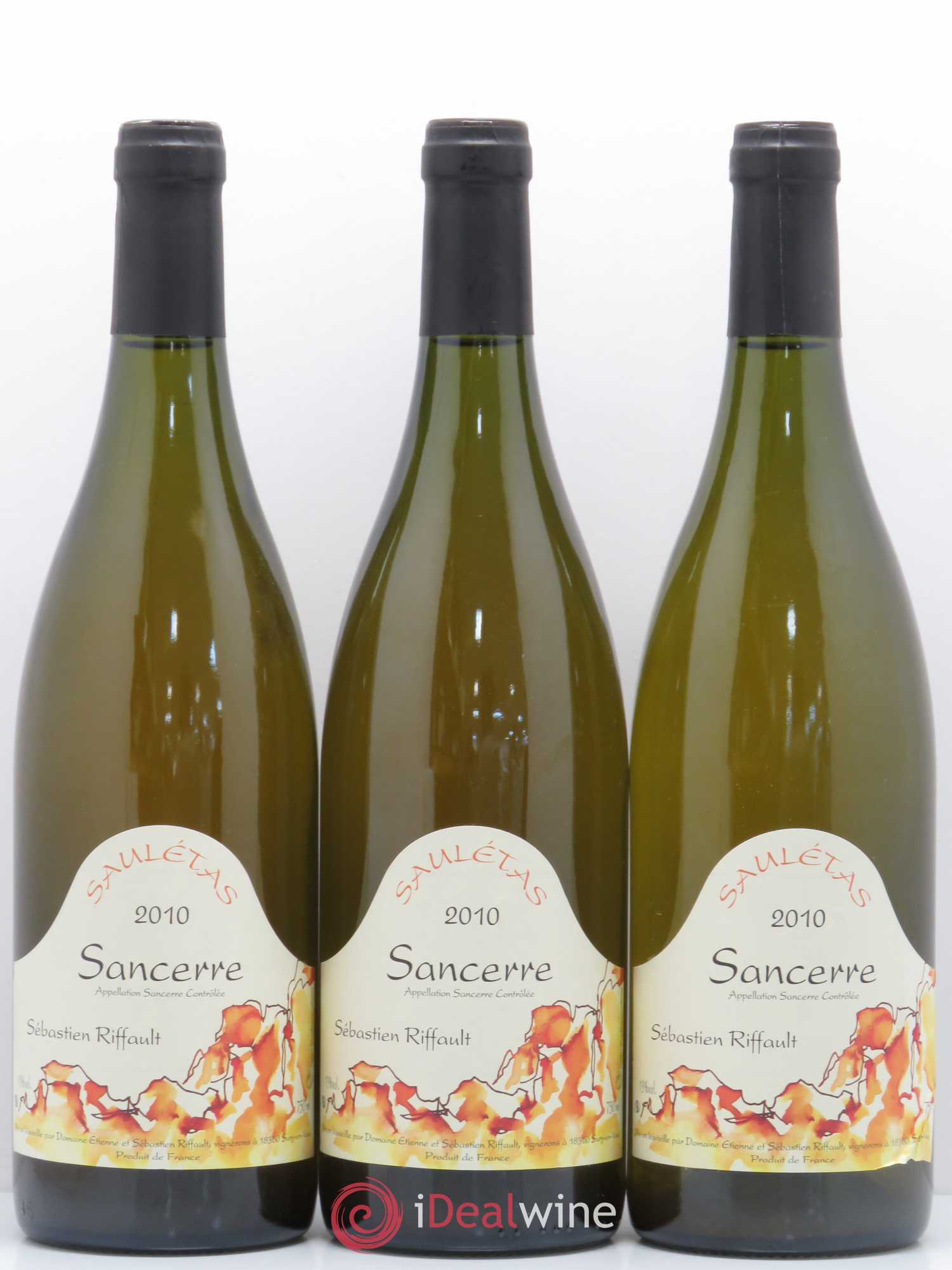 Sancerre Sauletas Riffault 2010 - Lot de 3 bouteilles - 0