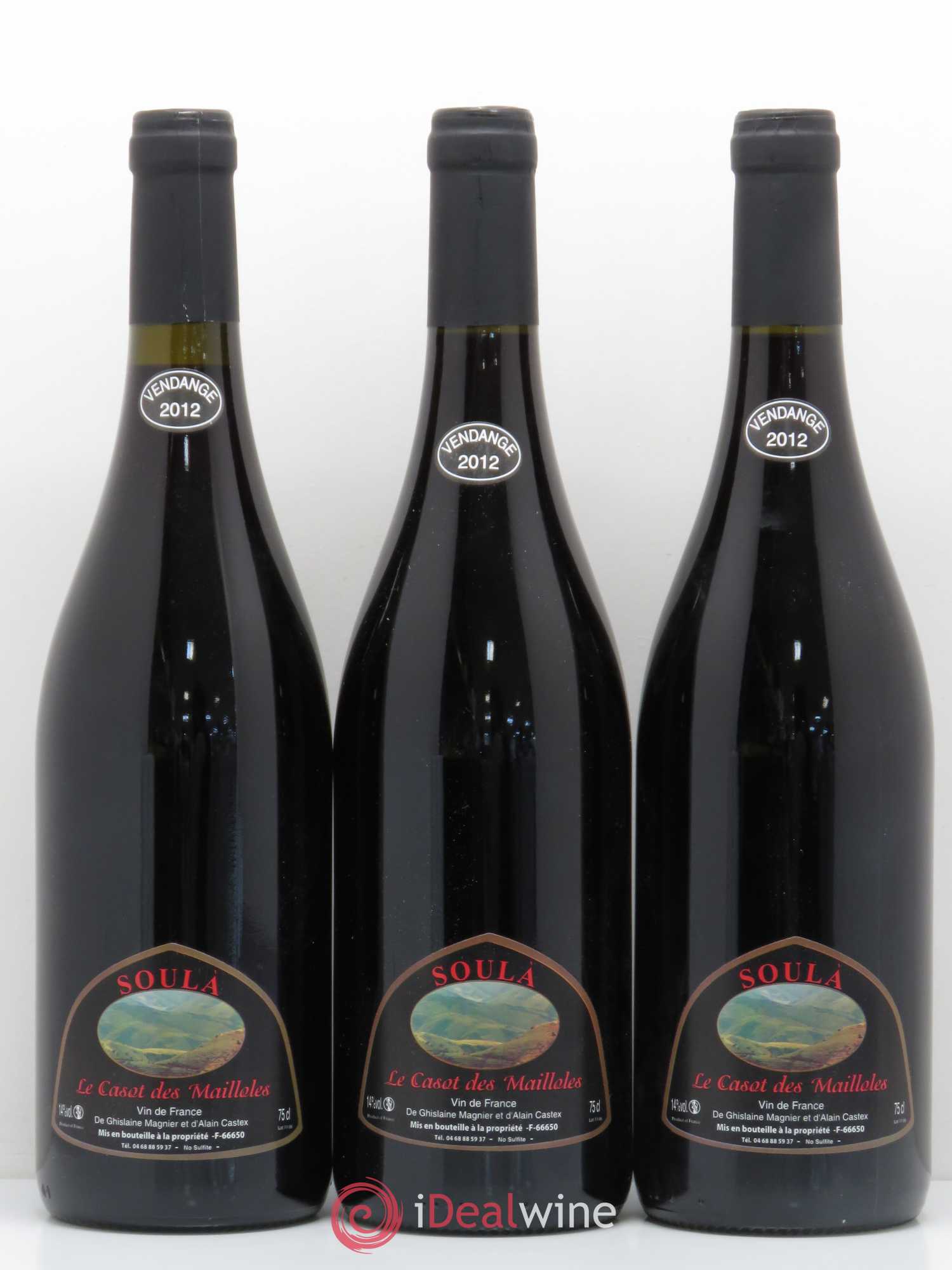 Vin de France Soula Casot des Mailloles 2012 - Posten von 3 Flaschen - 0