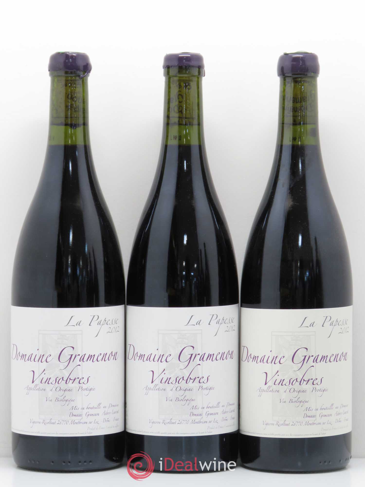 Vinsobres La Papesse Gramenon (Domaine) 2012 - Lot de 6 bouteilles - 1