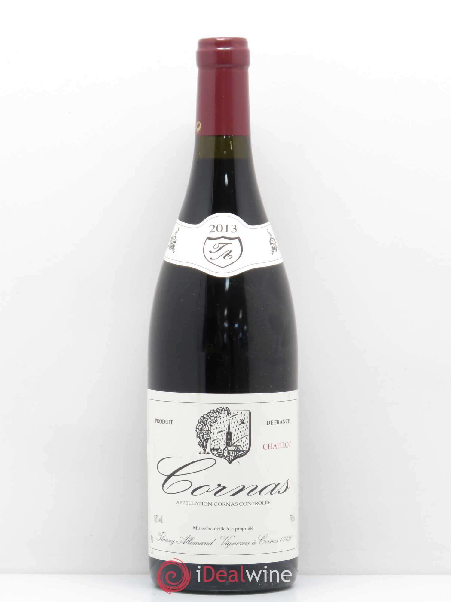 Cornas Chaillot Thierry Allemand 2013 - Lot de 1 bouteille - 0
