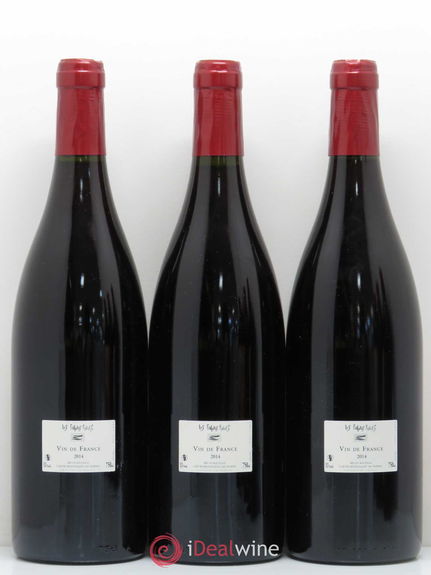 Vin de France La Negra Les Foulards Rouges 2014 - Lot of 6 bottles - 2