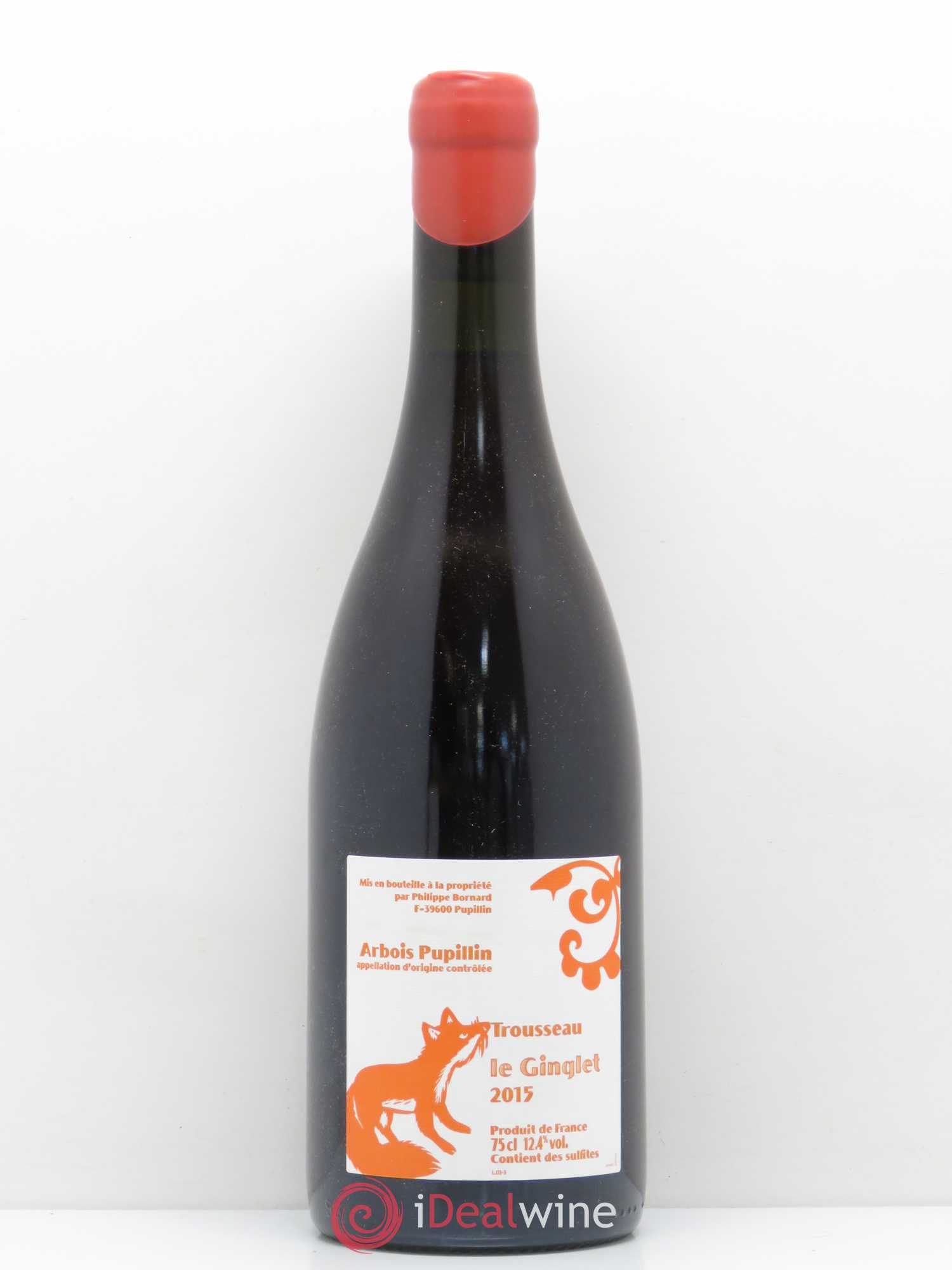 Arbois Pupillin Trousseau Le Ginglet Bornard 2015 - Posten von 1 Flasche - 0