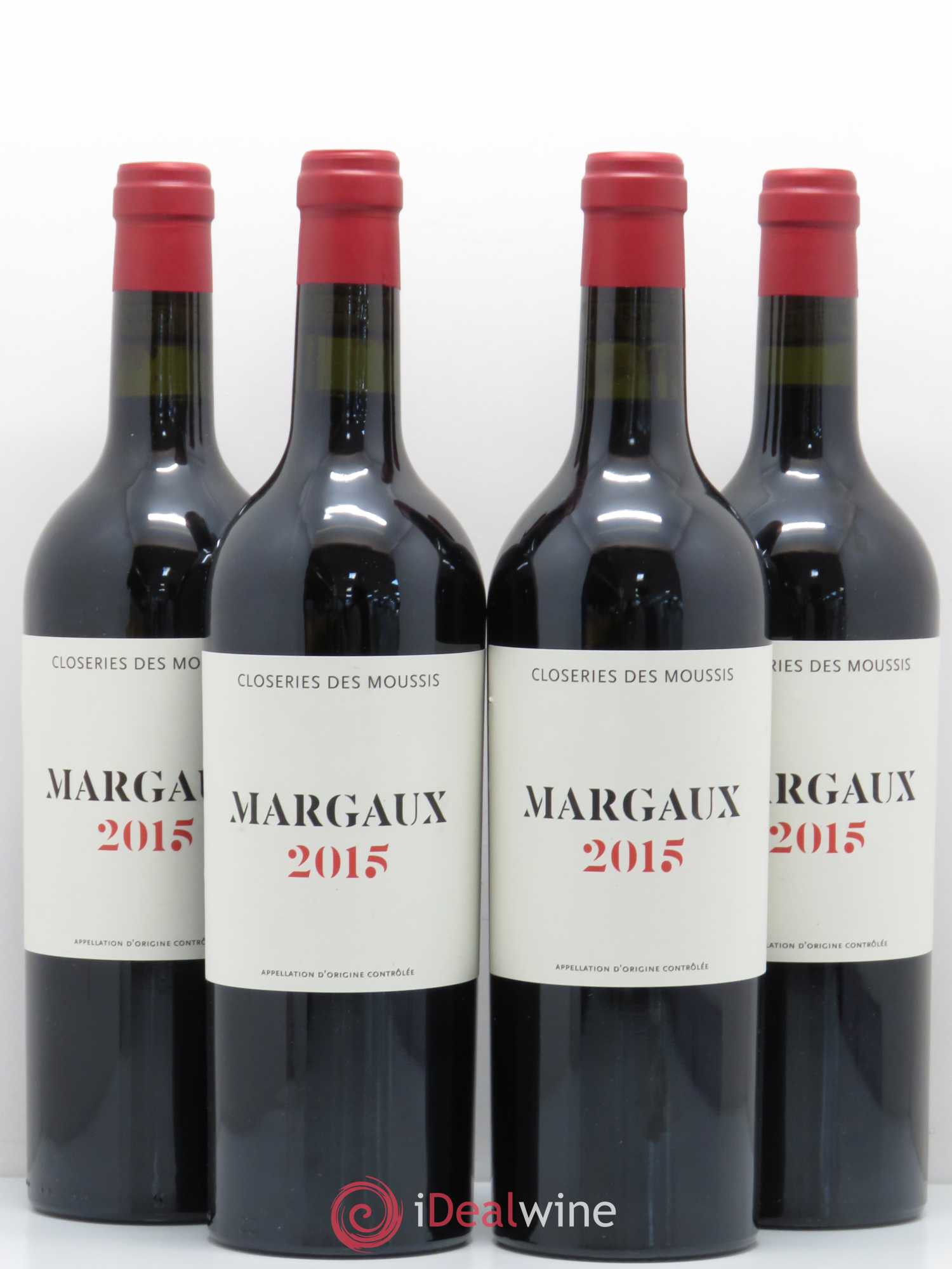 Haut Médoc Margaux Closerie Des Moussis 2015 - Posten von 4 Flaschen - 0