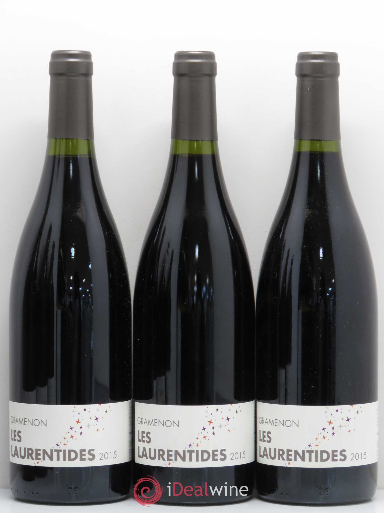 Côtes-du-Rhône Les Laurentides Gramenon (Domaine) 2015 - Lot de 6 bouteilles - 1