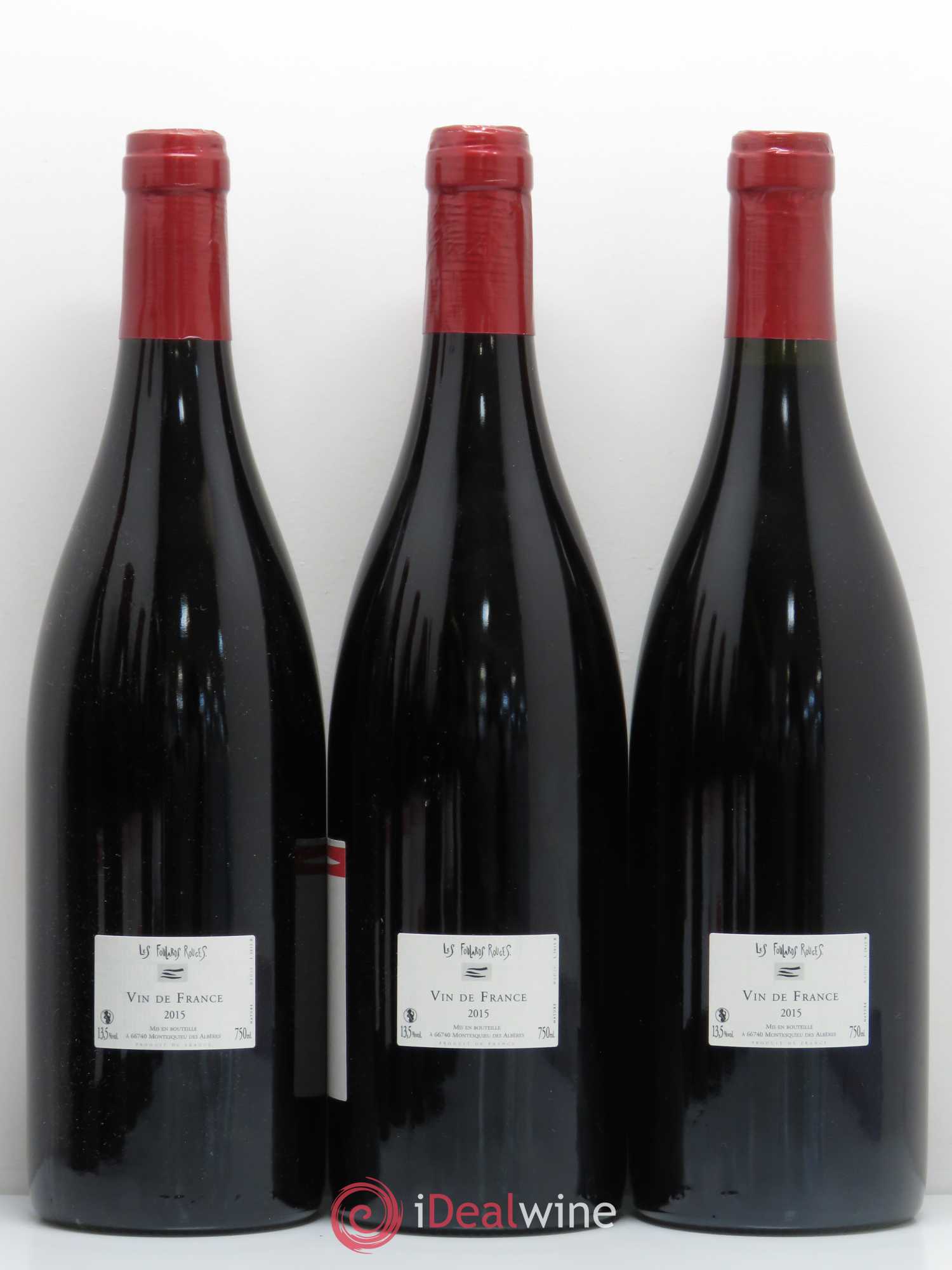 Vin de France Frida Les Foulards Rouges 2015 - Lot de 3 bouteilles - 1