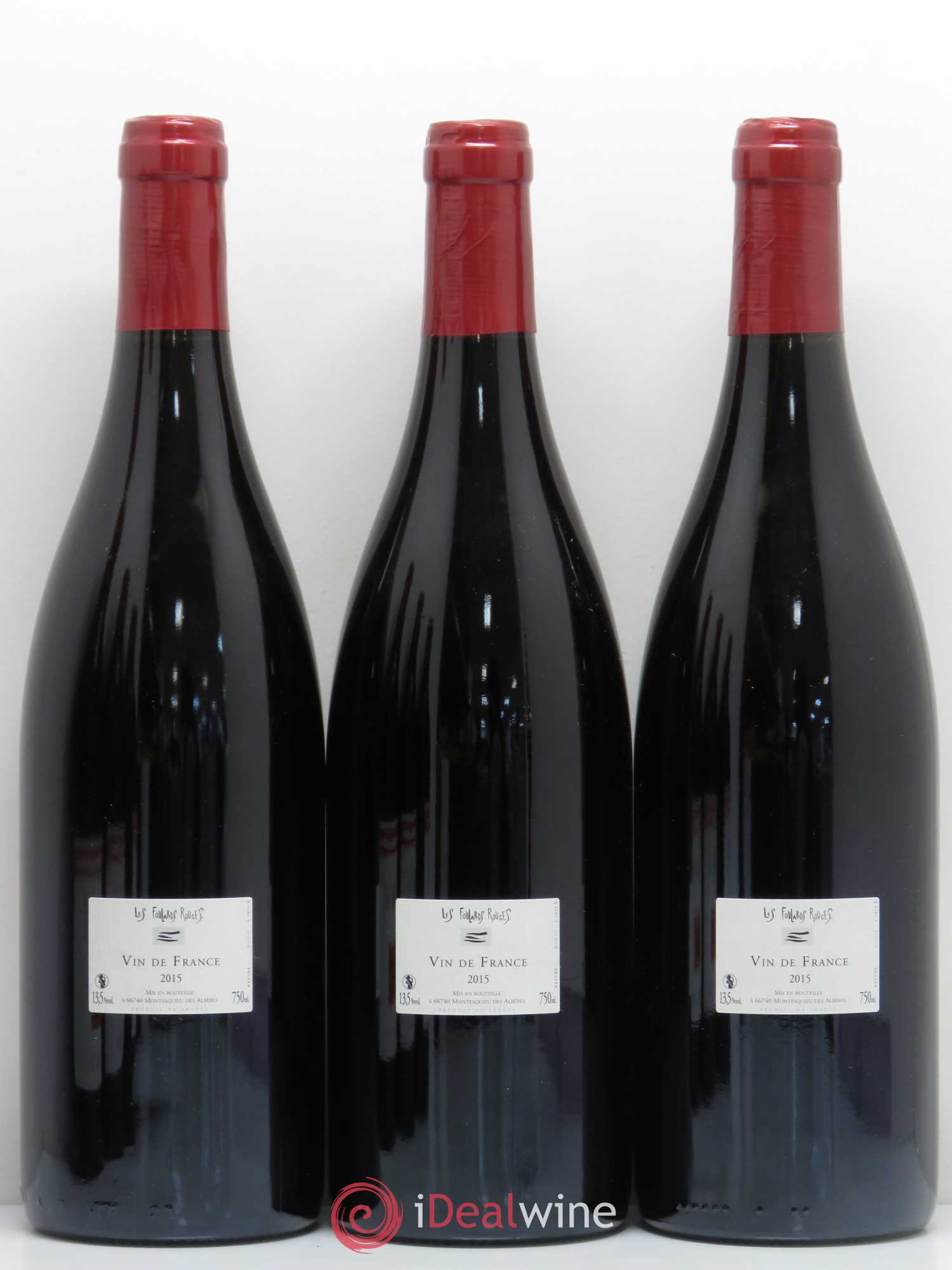 Vin de France La Soif du Mal Les Foulards Rouges 2015 - Lot of 6 bottles - 2