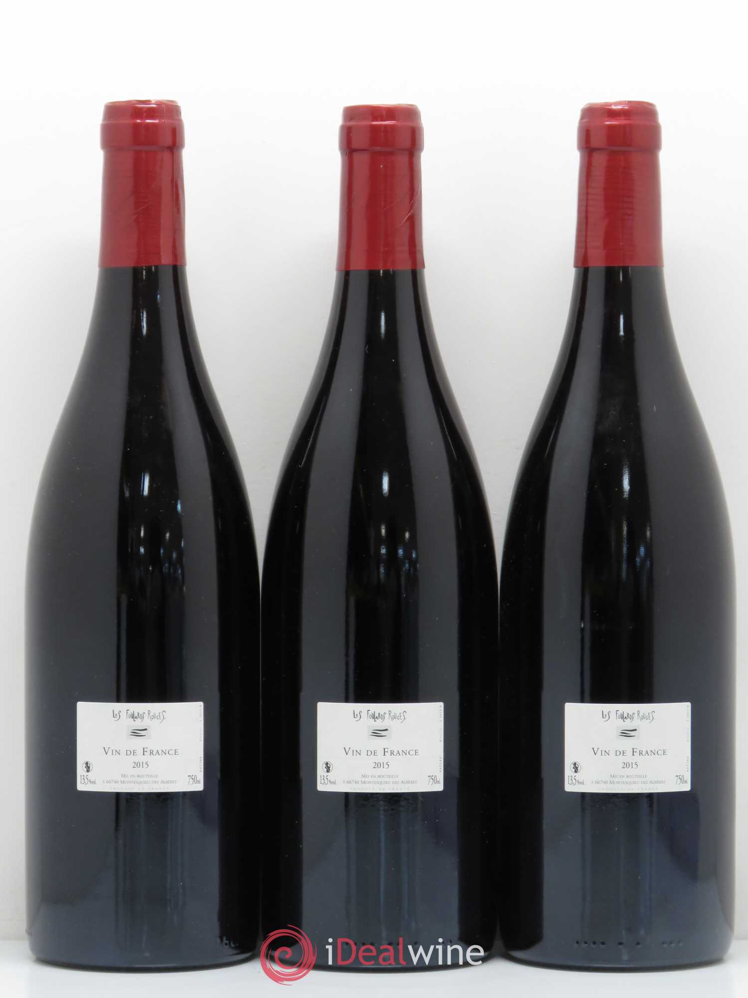 Vin de France La Soif du Mal Les Foulards Rouges 2015 - Lot of 6 bottles - 4