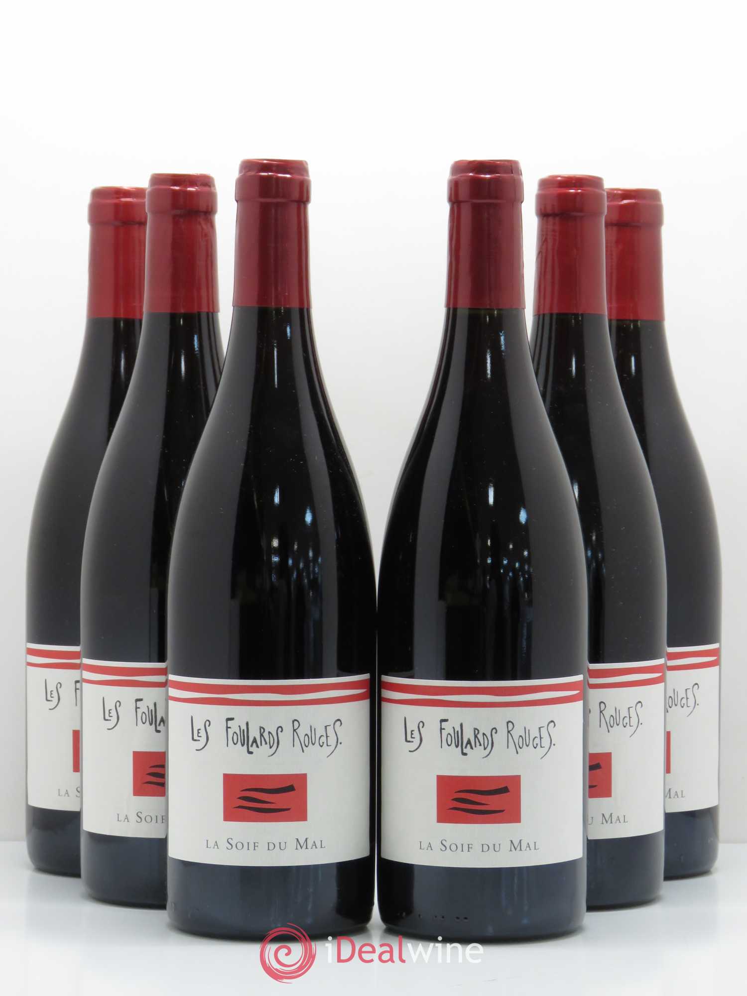 Vin de France La Soif du Mal Les Foulards Rouges 2015 - Lot of 6 bottles - 0