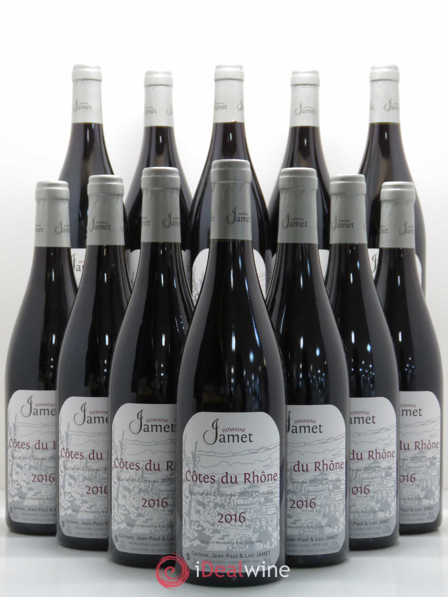 Côtes-du-Rhône Jamet (Domaine) 2016 - Lot de 12 bouteilles - 0