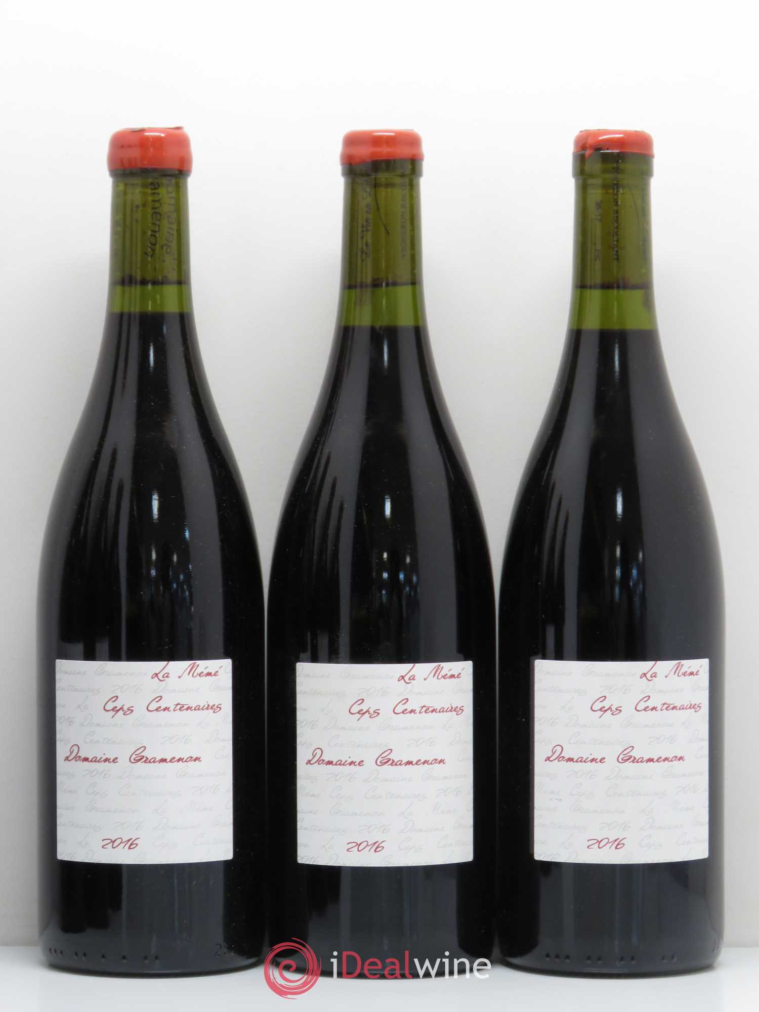 Côtes-du-Rhône La Mémé Ceps Centenaires Gramenon (Domaine) Ceps Centenaires 2016 - Lot de 6 bouteilles - 1