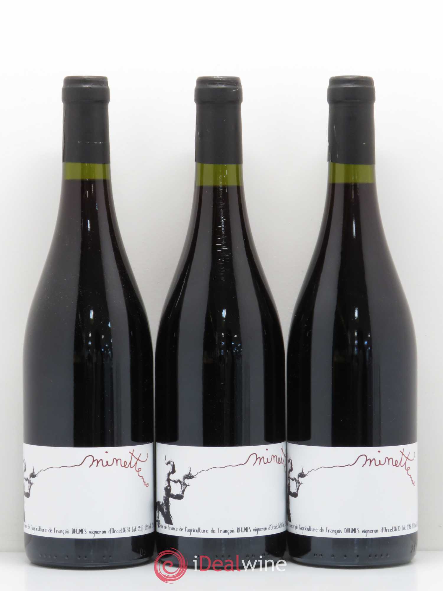 Vin de France Minette Dhumes 2016 - Posten von 3 Flaschen - 0