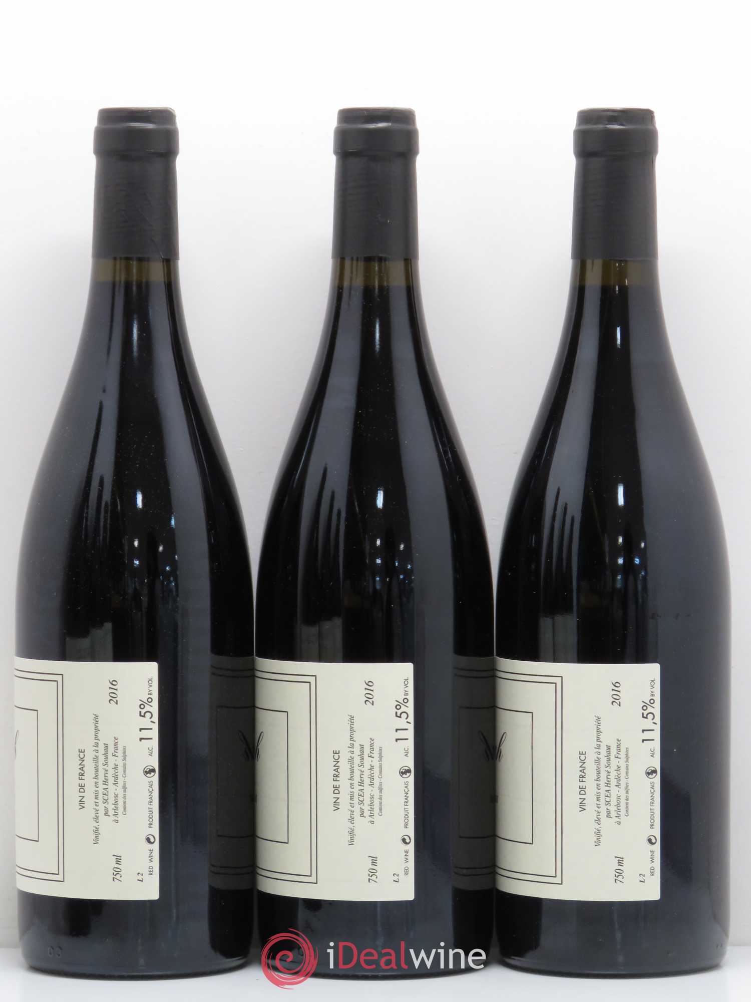 Vin de France Syrah Hervé Souhaut 2016 - Posten von 6 Flaschen - 4