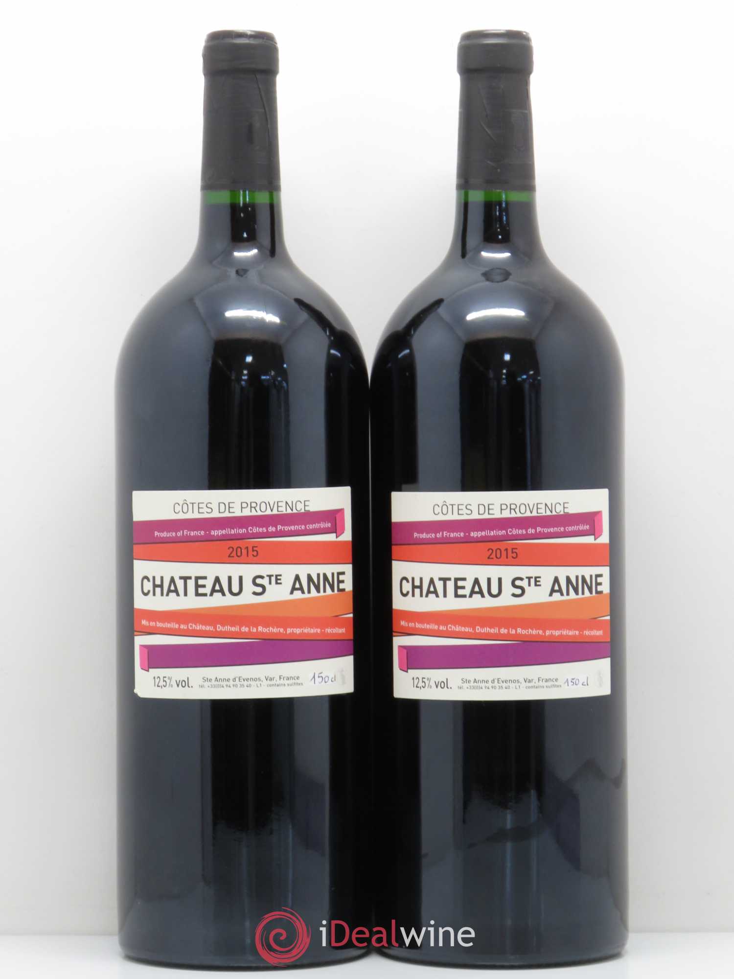 Côtes de Provence Saint Anne 2015 - Lot de 2 magnums - 0