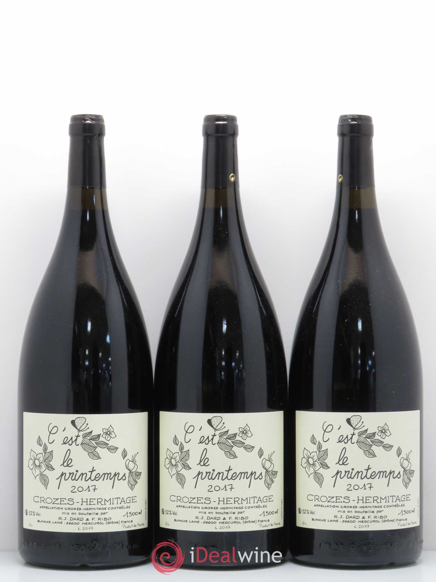 Crozes-Hermitage C'est Le Printemps Dard Et Ribo 2017 - Lot de 3 magnums - 0